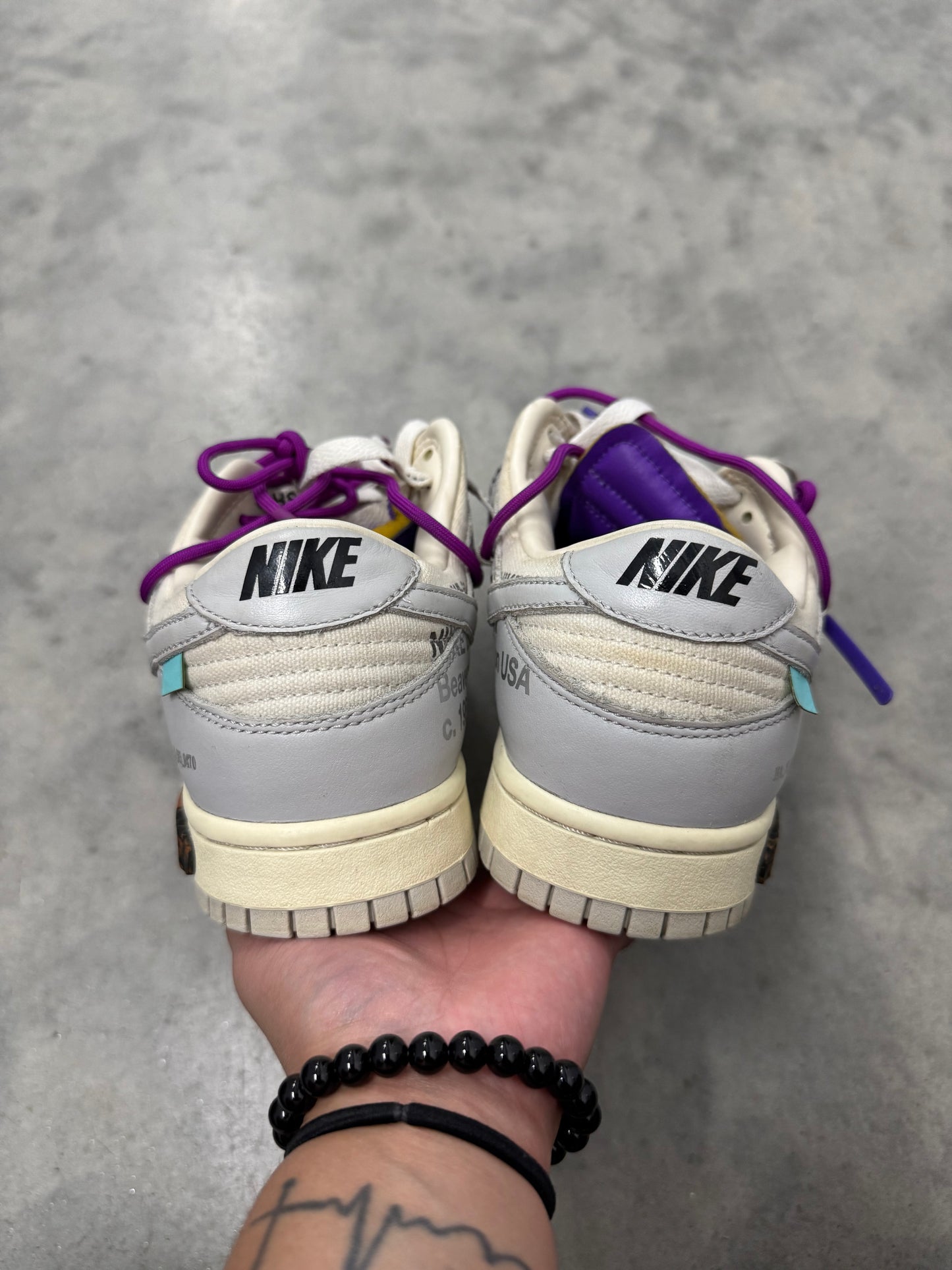 OFF-WHITE NIKE DUNK LOW “ Lot 28 of 50 “