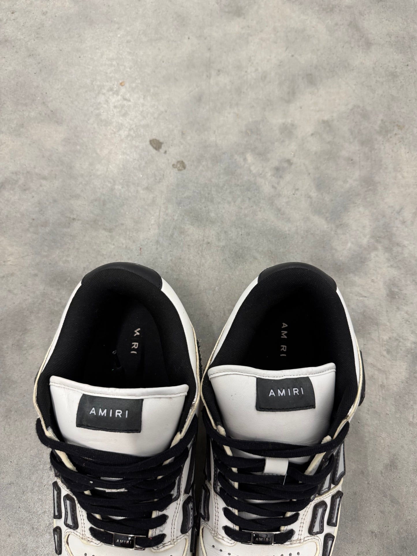 AMIRI SKEL TOP LOW “ Chunky - White Black “