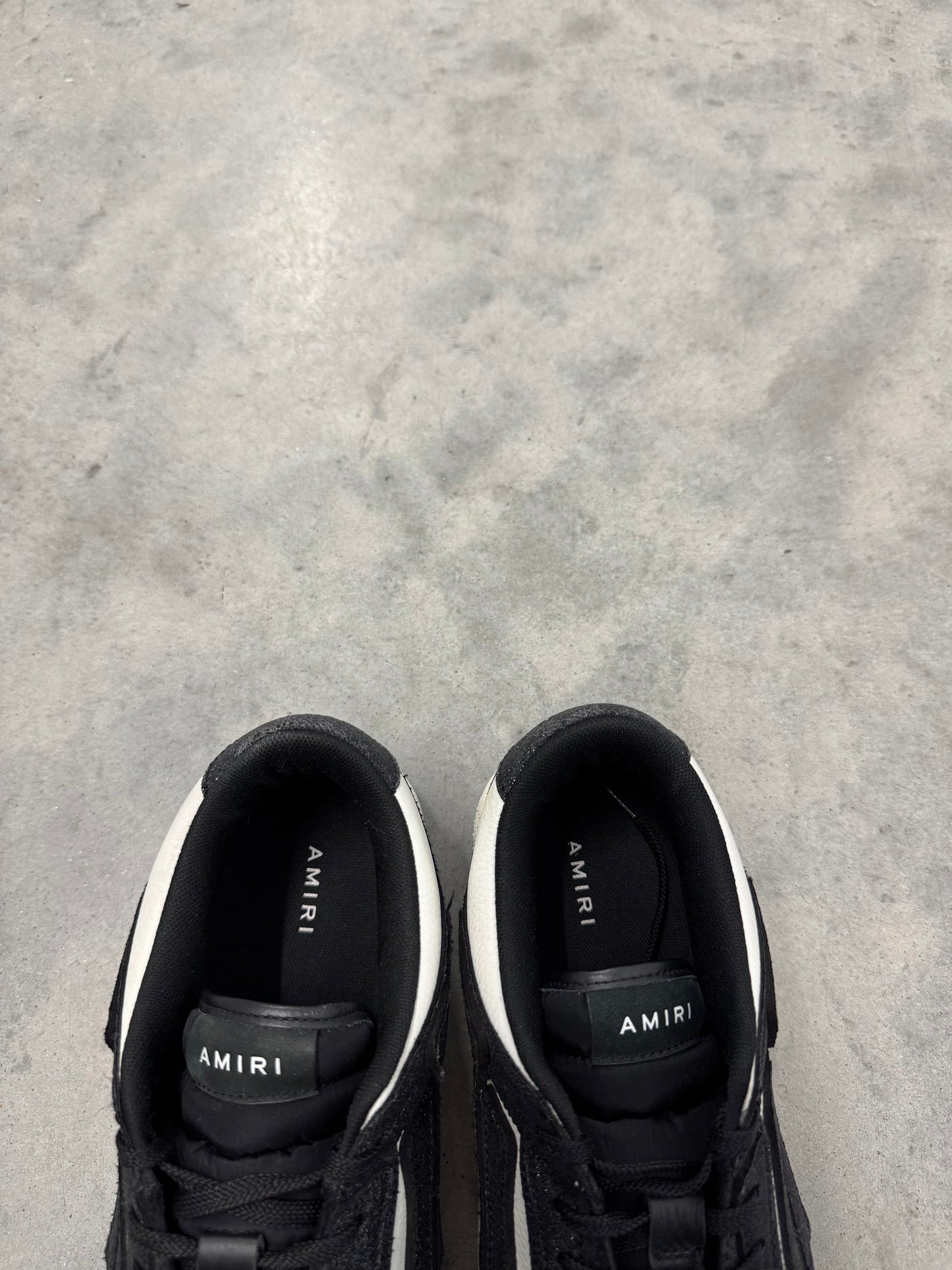 AMIRI SKEL TOP LOW “ Shimmer - Black “