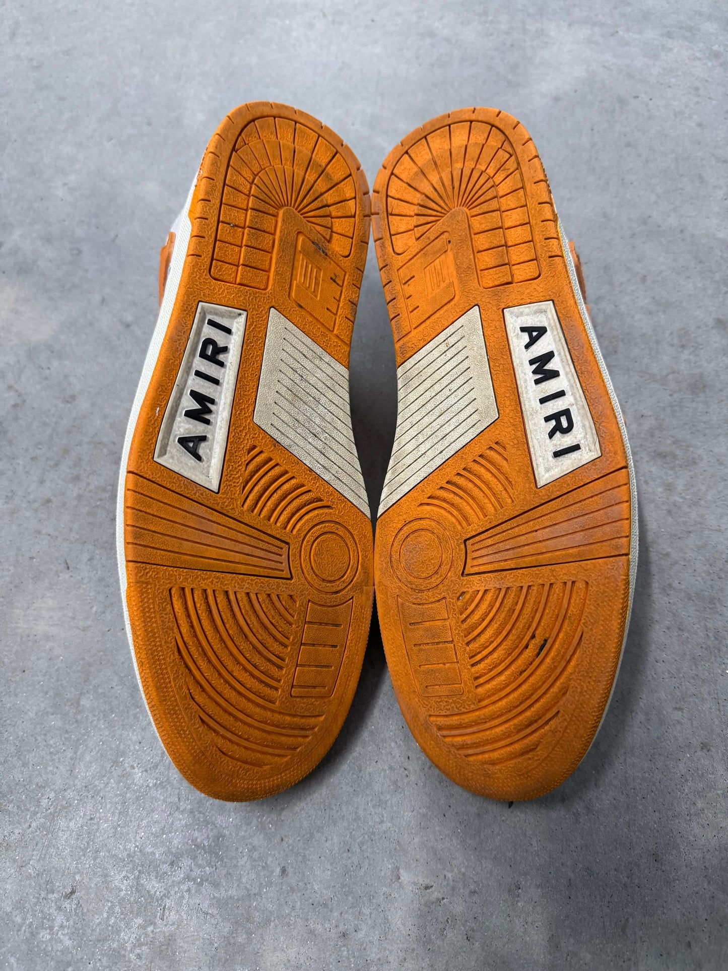 AMIRI SKEL TOP LOW “ White Orange “