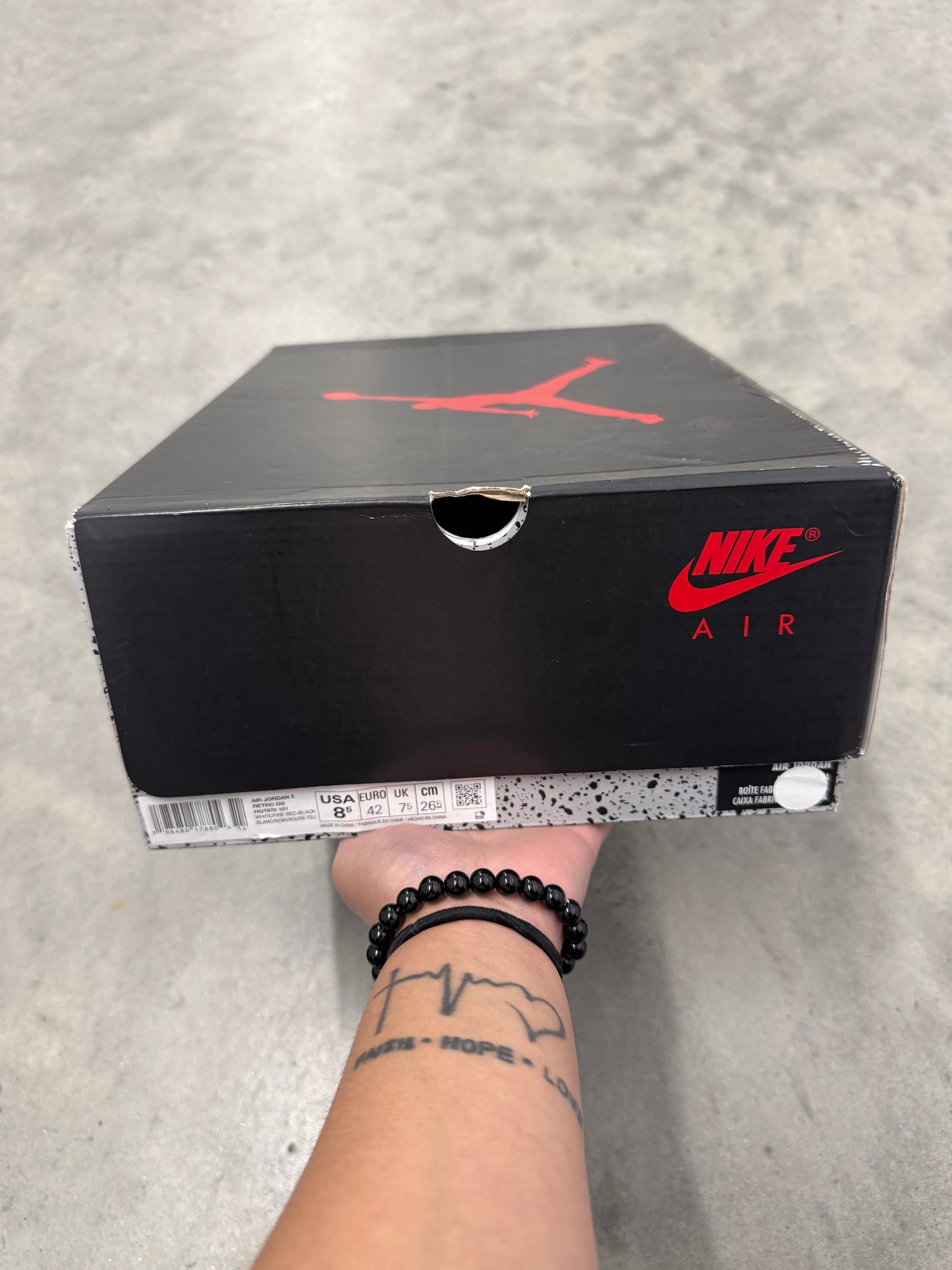 JORDAN 5 “ Fire Red “