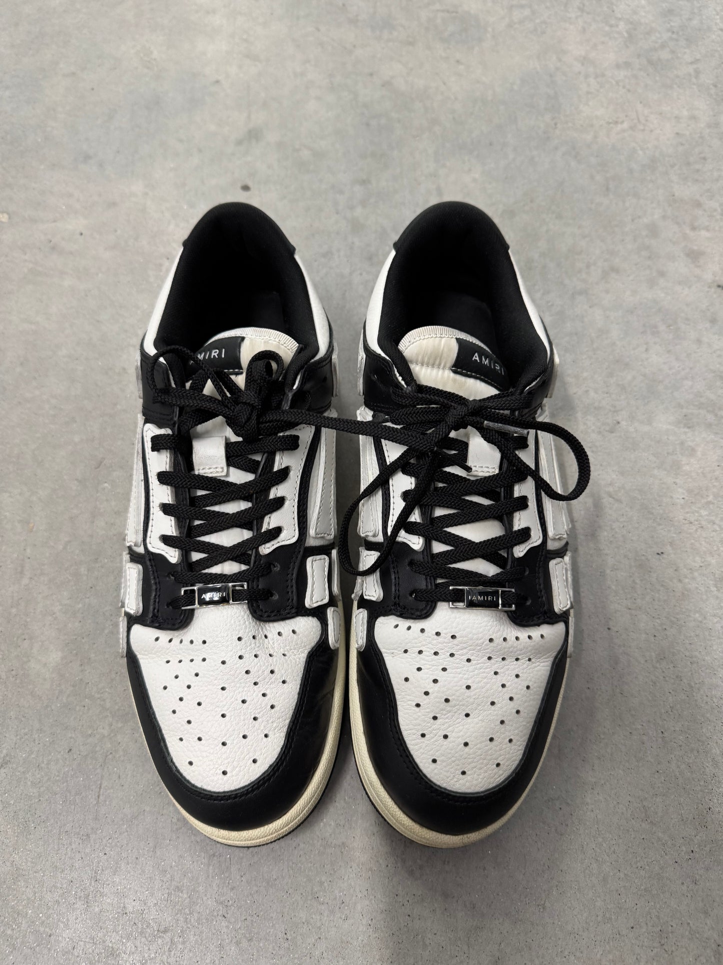 AMIRI SKEL TOP LOW “ Black White “