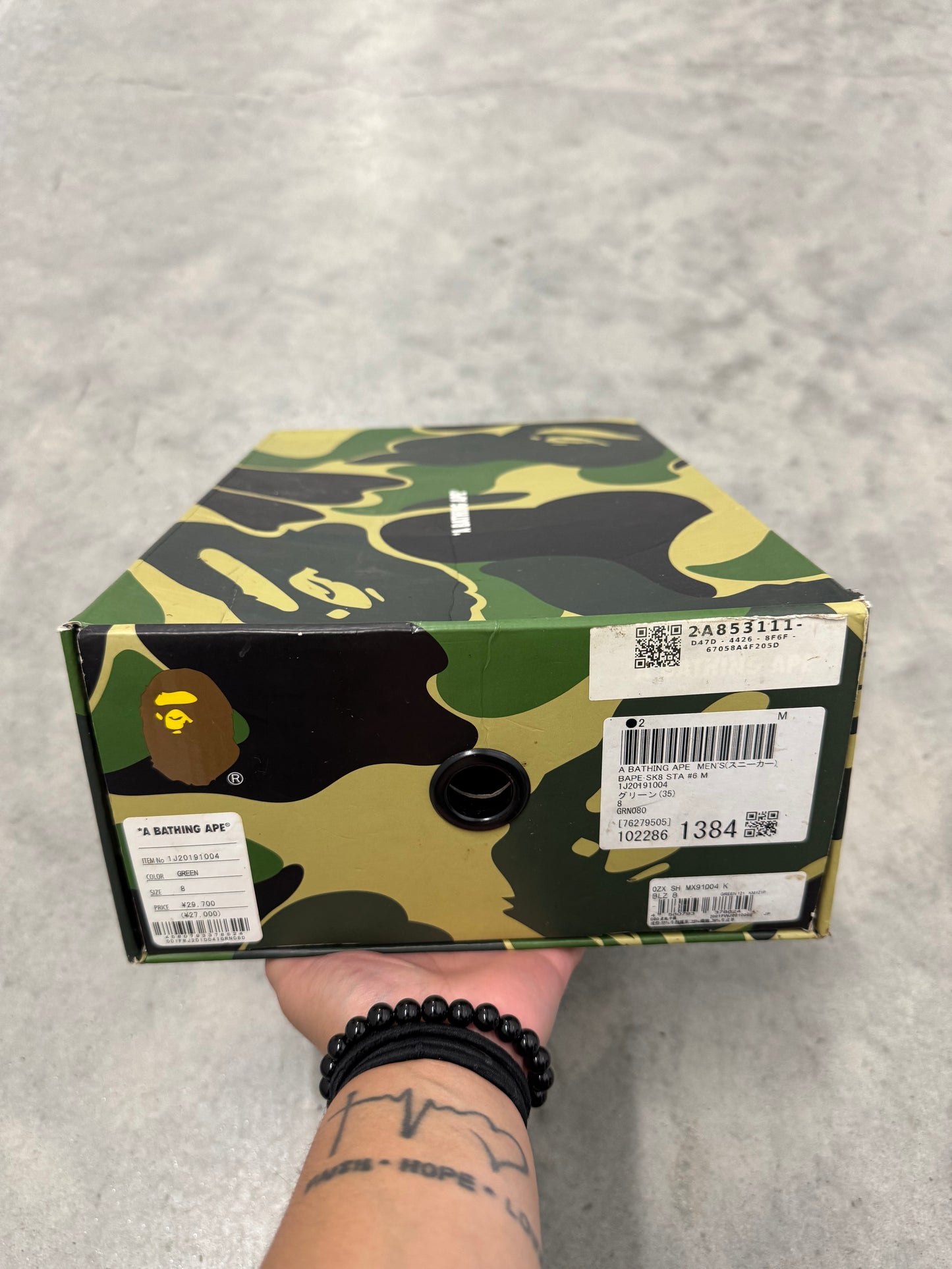 BAPE SK8 STA #6 “ Blue Green “