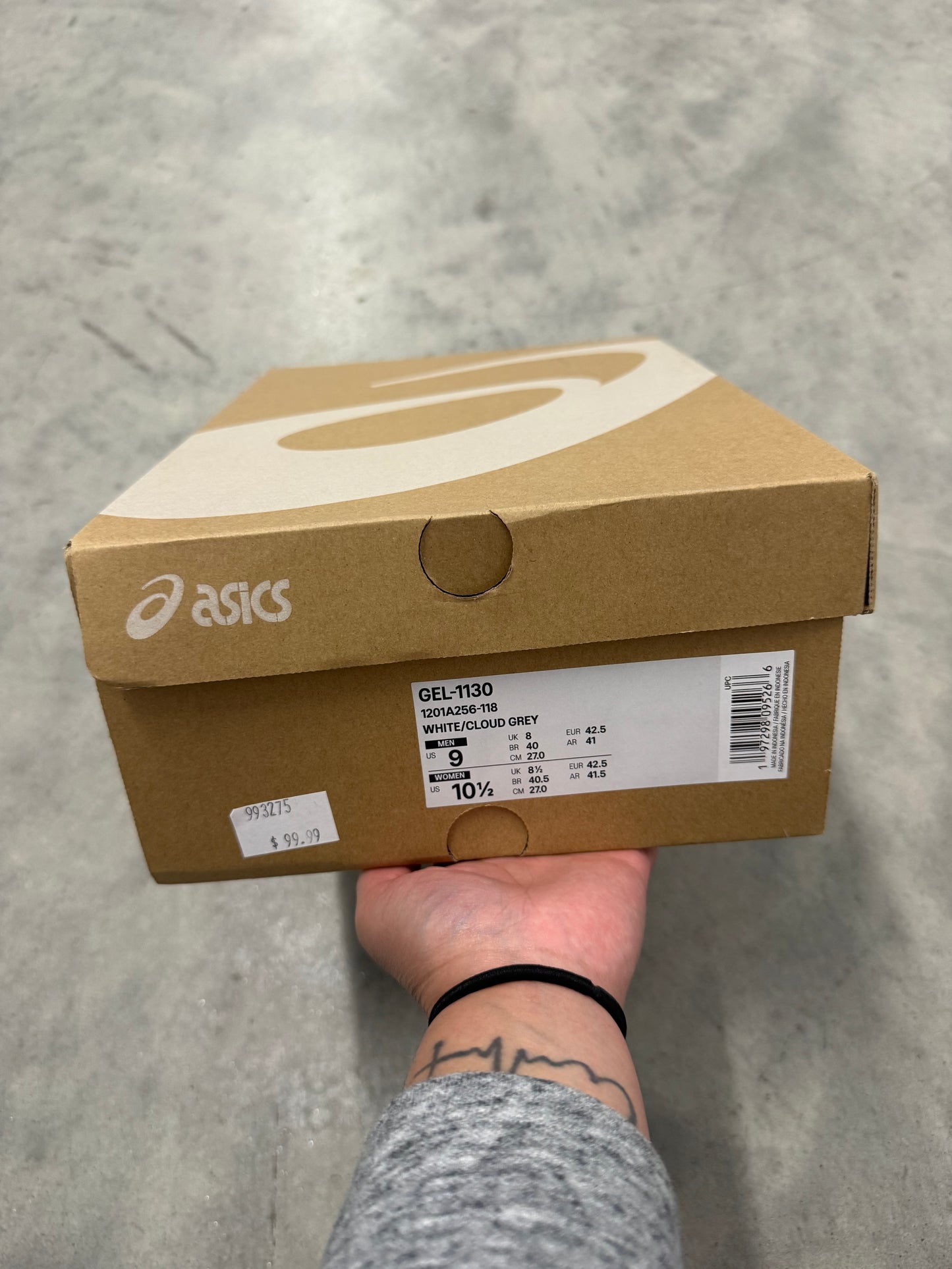 ASICS GEL-1130 “ White Cloud Grey “