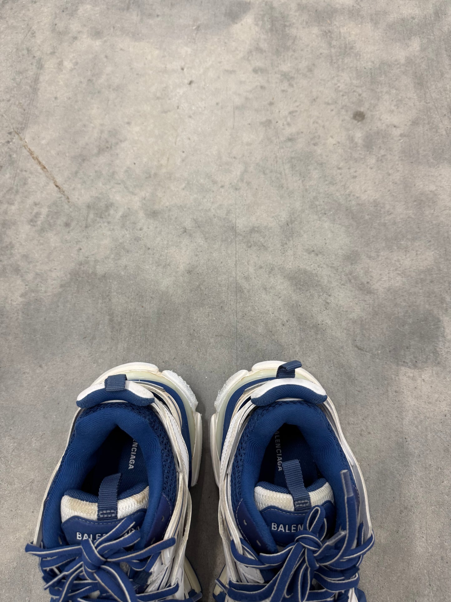 BALENCIAGA TRACK SNEAKER “ White Blue “