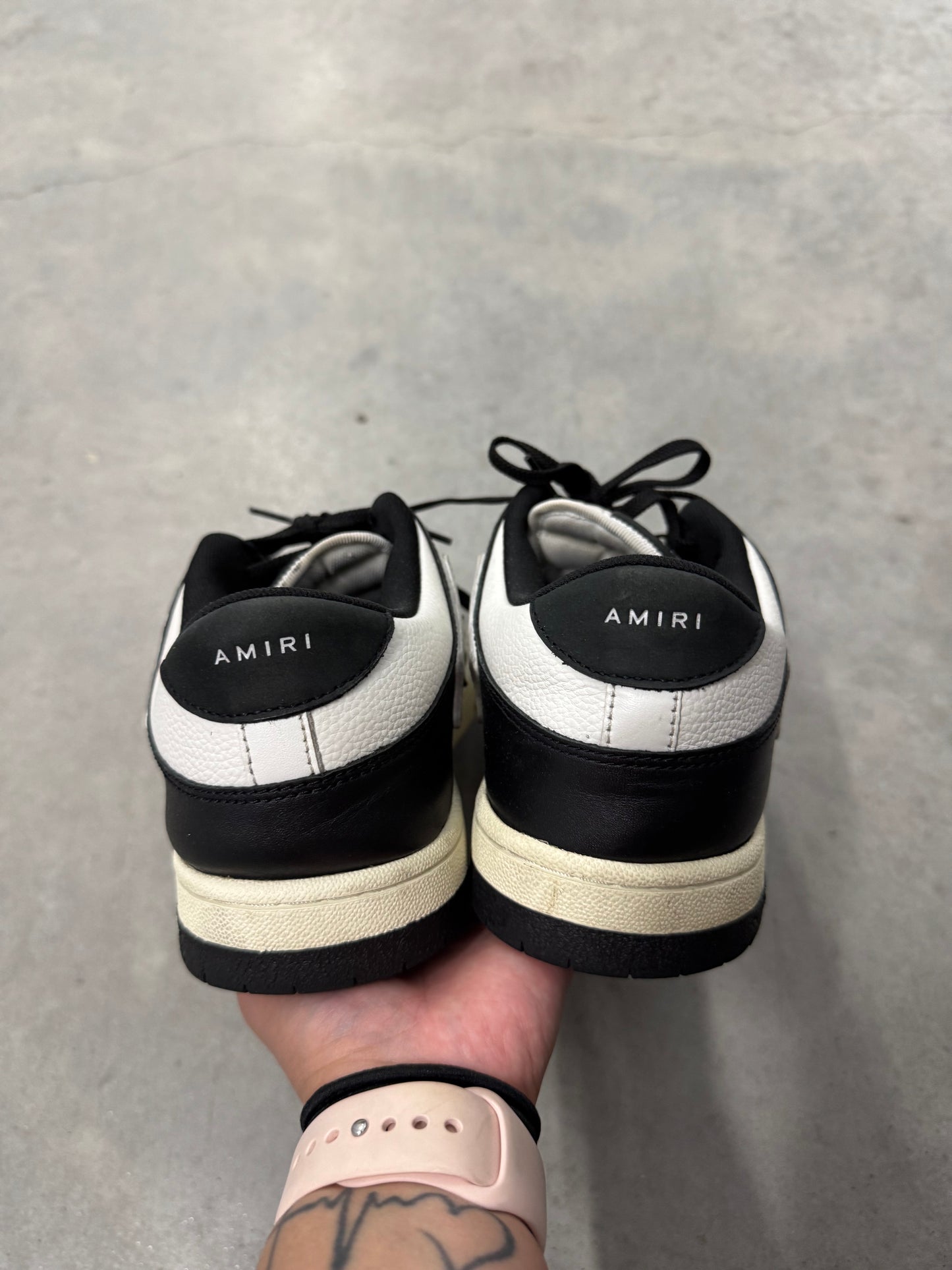 AMIRI SKEL TOP LOW “ Black White “