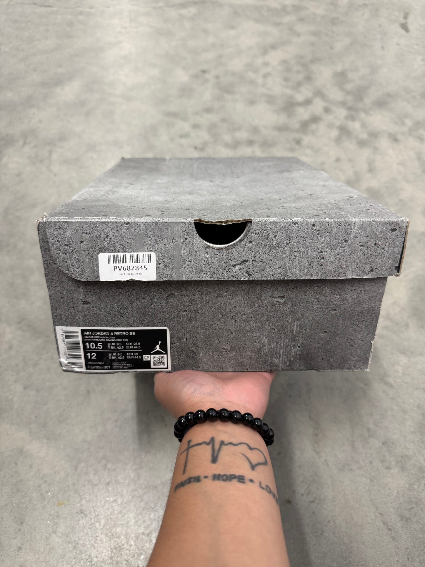 JORDAN 4 “ Wet Cement “