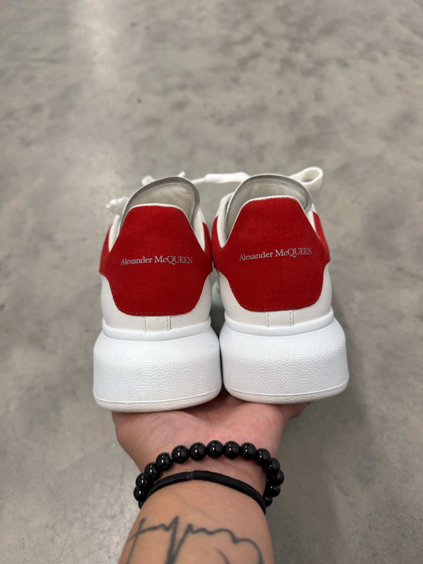 ALEXANDER MCQUEEN OVERSIZED SNEAKER “ Lust Red “