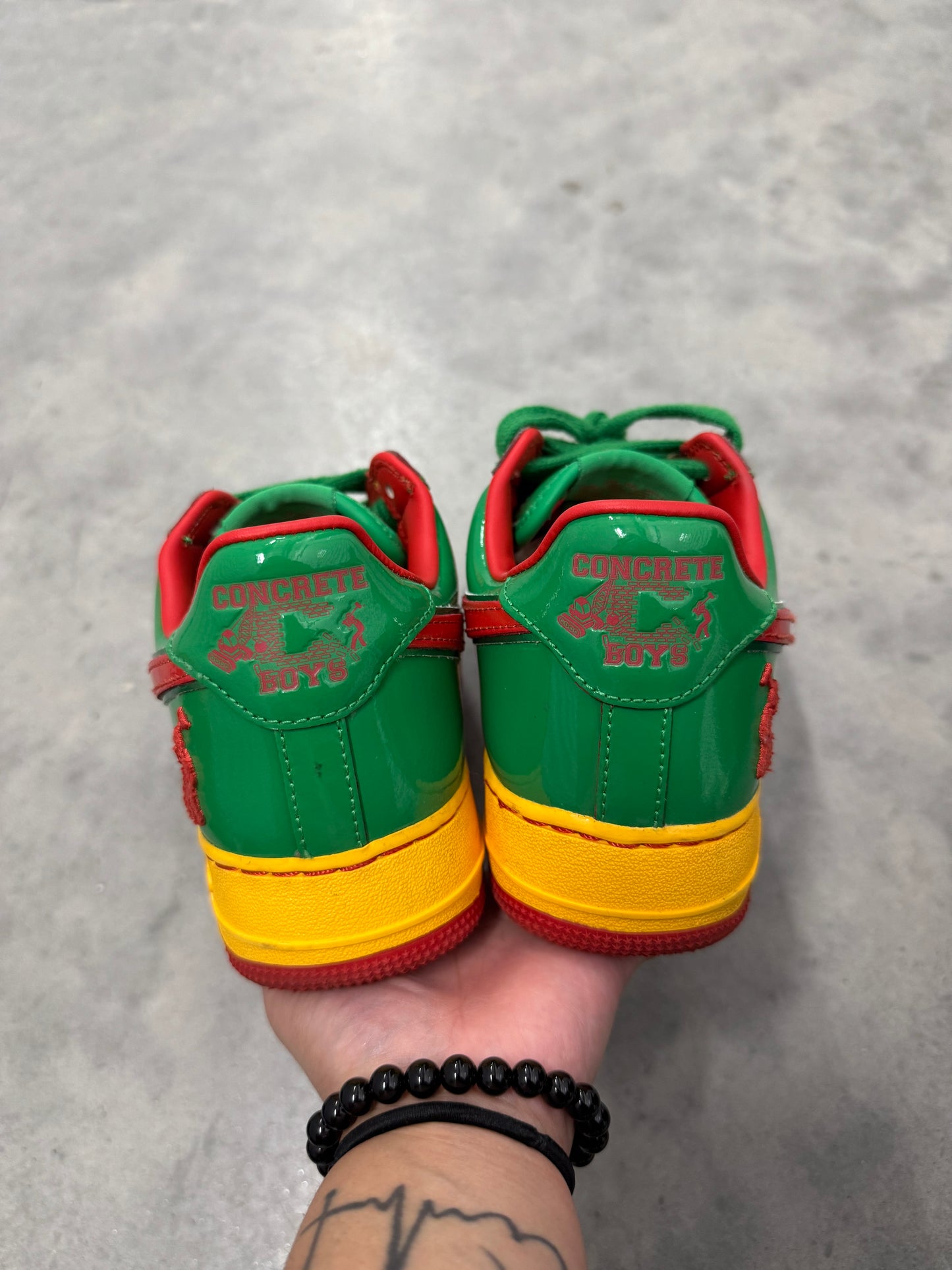 LIL YACHTY NIKE AIR FORCE 1 LOW “ Concrete Boys - Lucky Green “