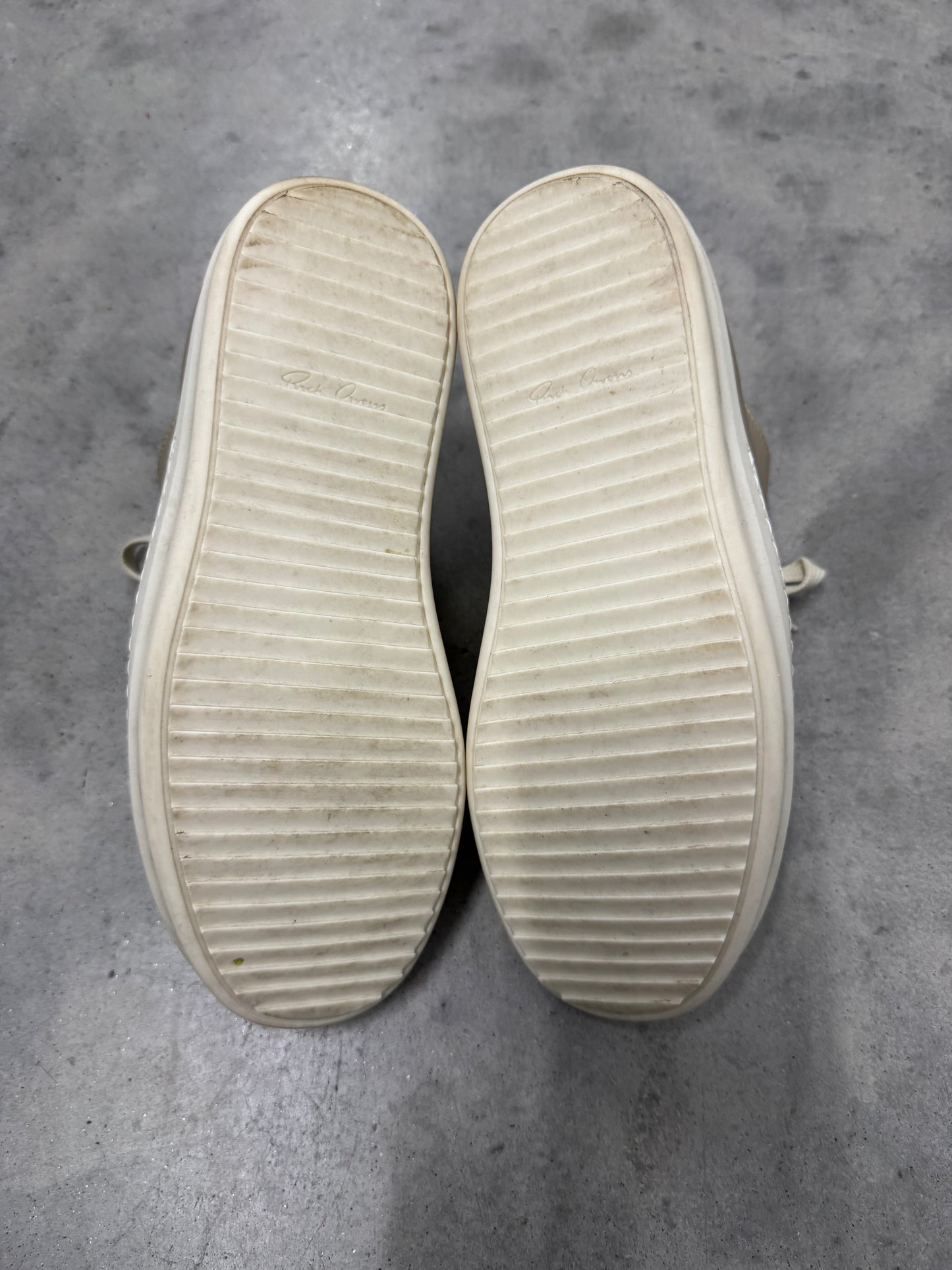 RICK OWENS HOLLYWOOD RUNWAY LOW “ Gold “