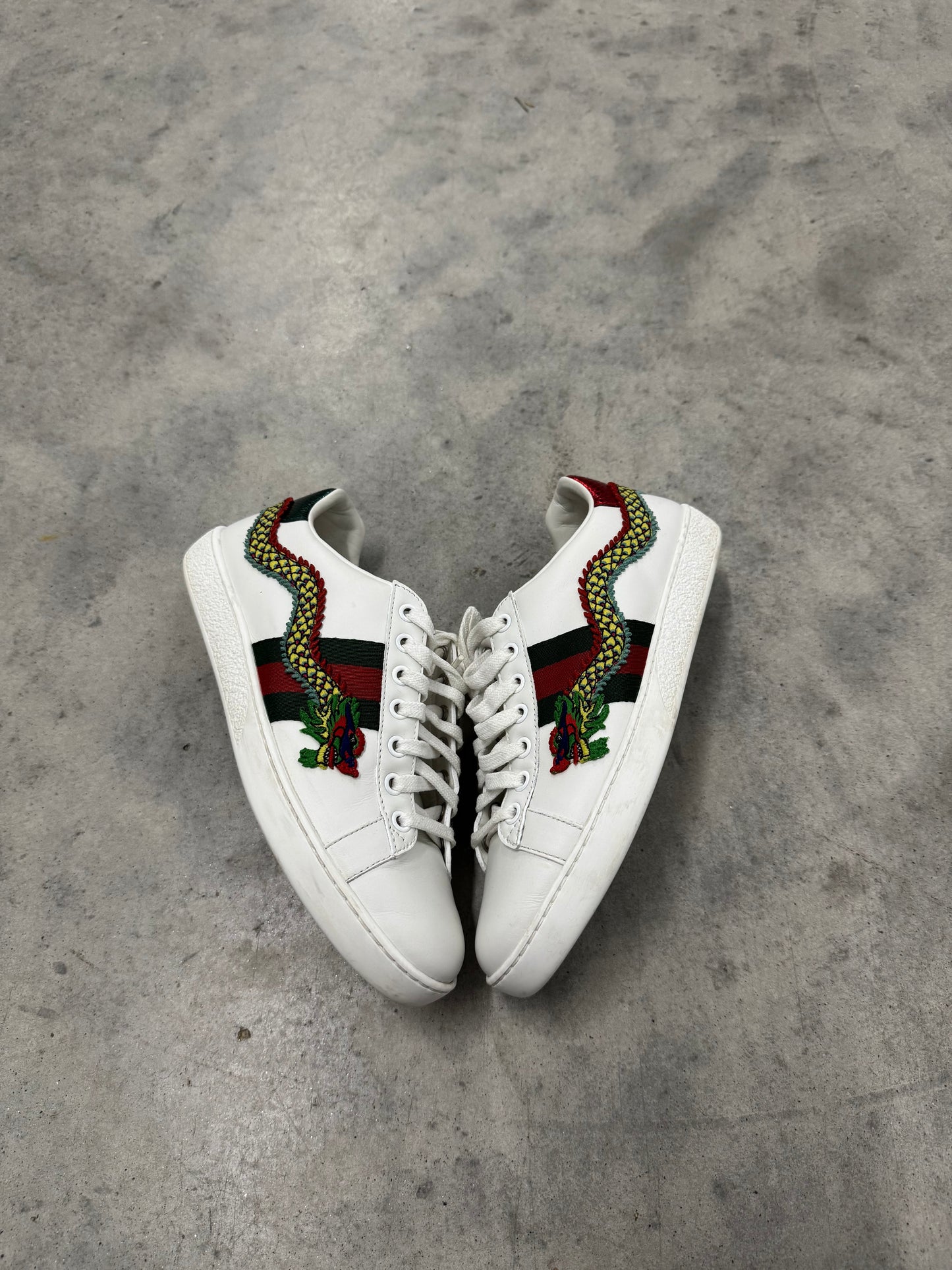 GUCCI ACE EMBROIDERED “ Dragon “