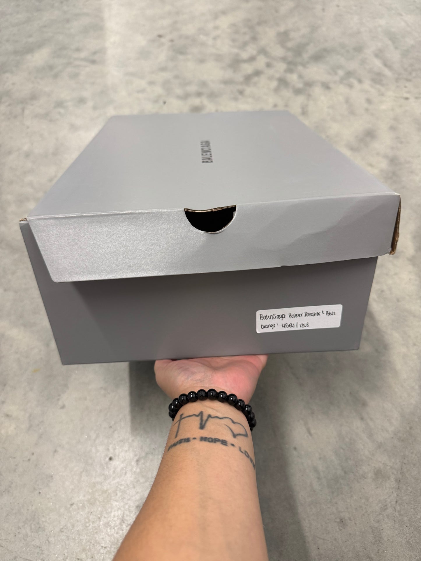 BALENCIAGA RUNNER SNEAKER “ Blue Orange “