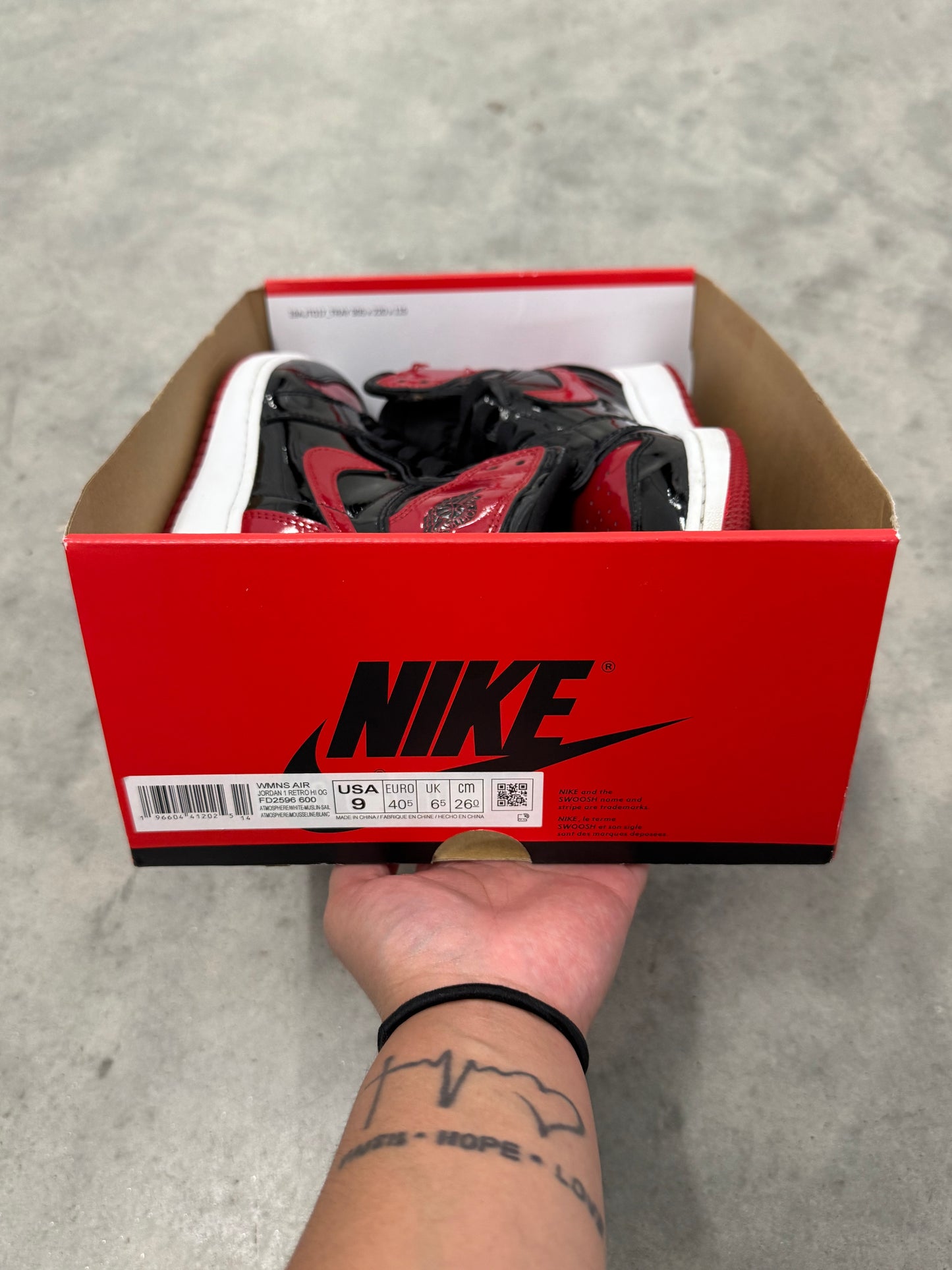 JORDAN 1 “ Patent Bred “