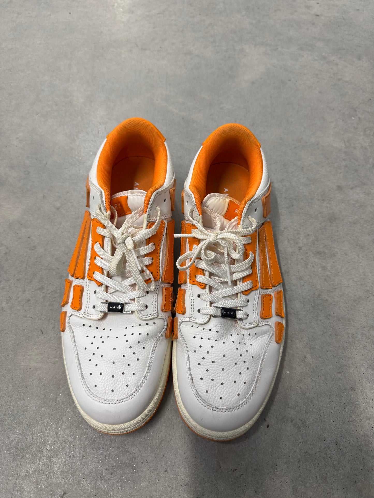 AMIRI SKEL TOP LOW “ White Orange “