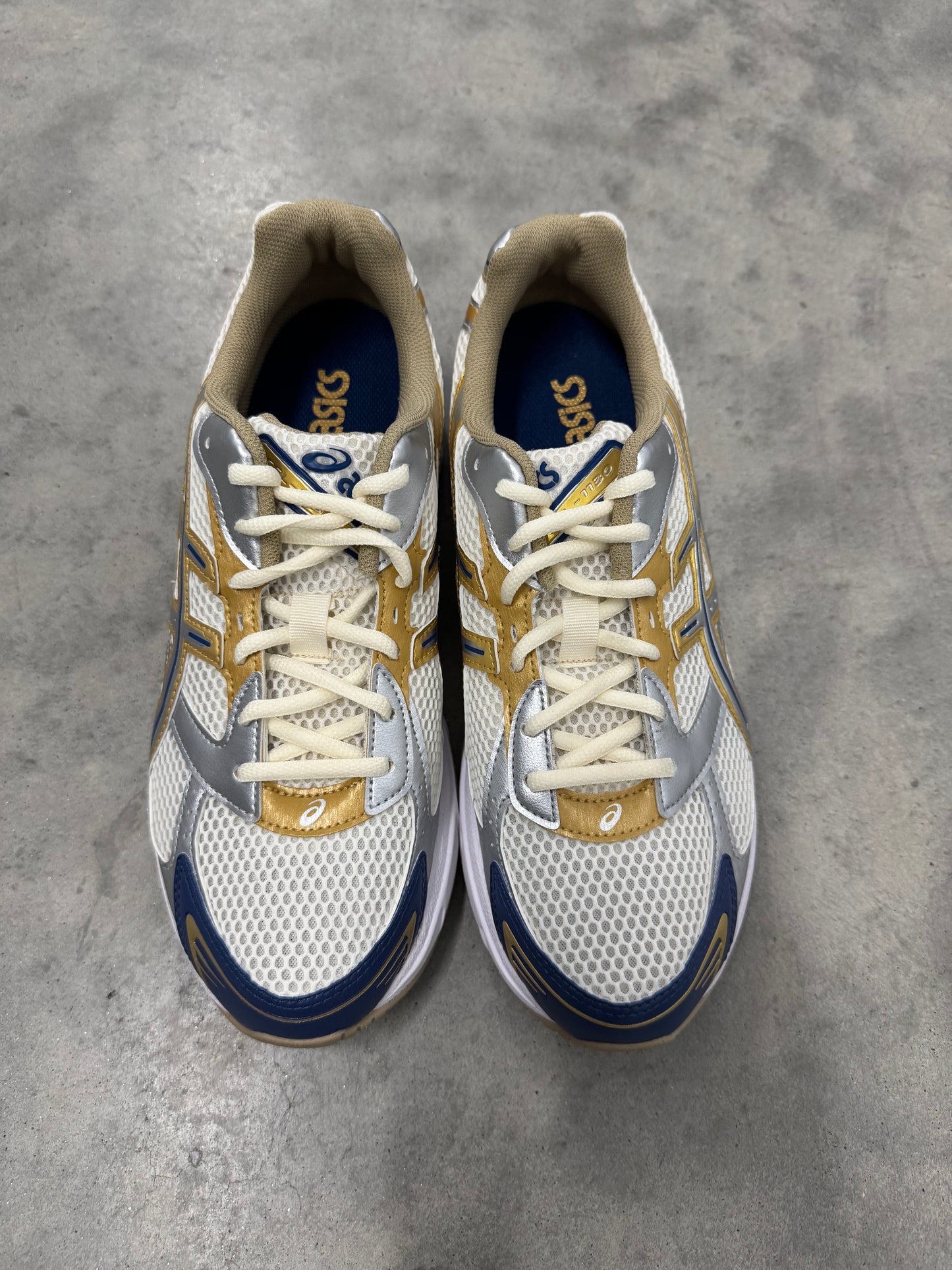 ASICS GEL-1130 “ Cream Pure Silver Gold Blue “