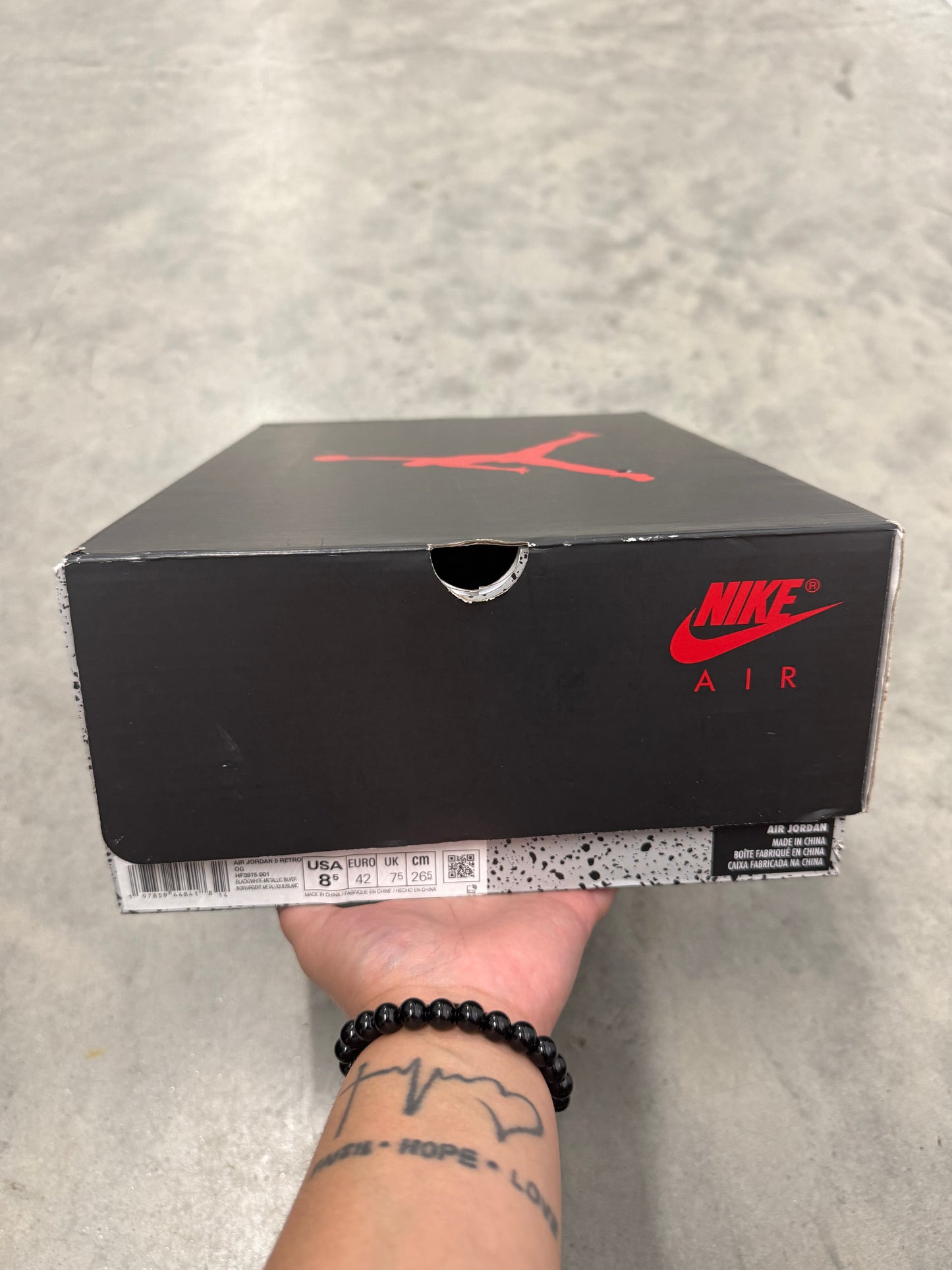 JORDAN 5 “ Black Metallic Reimagined “