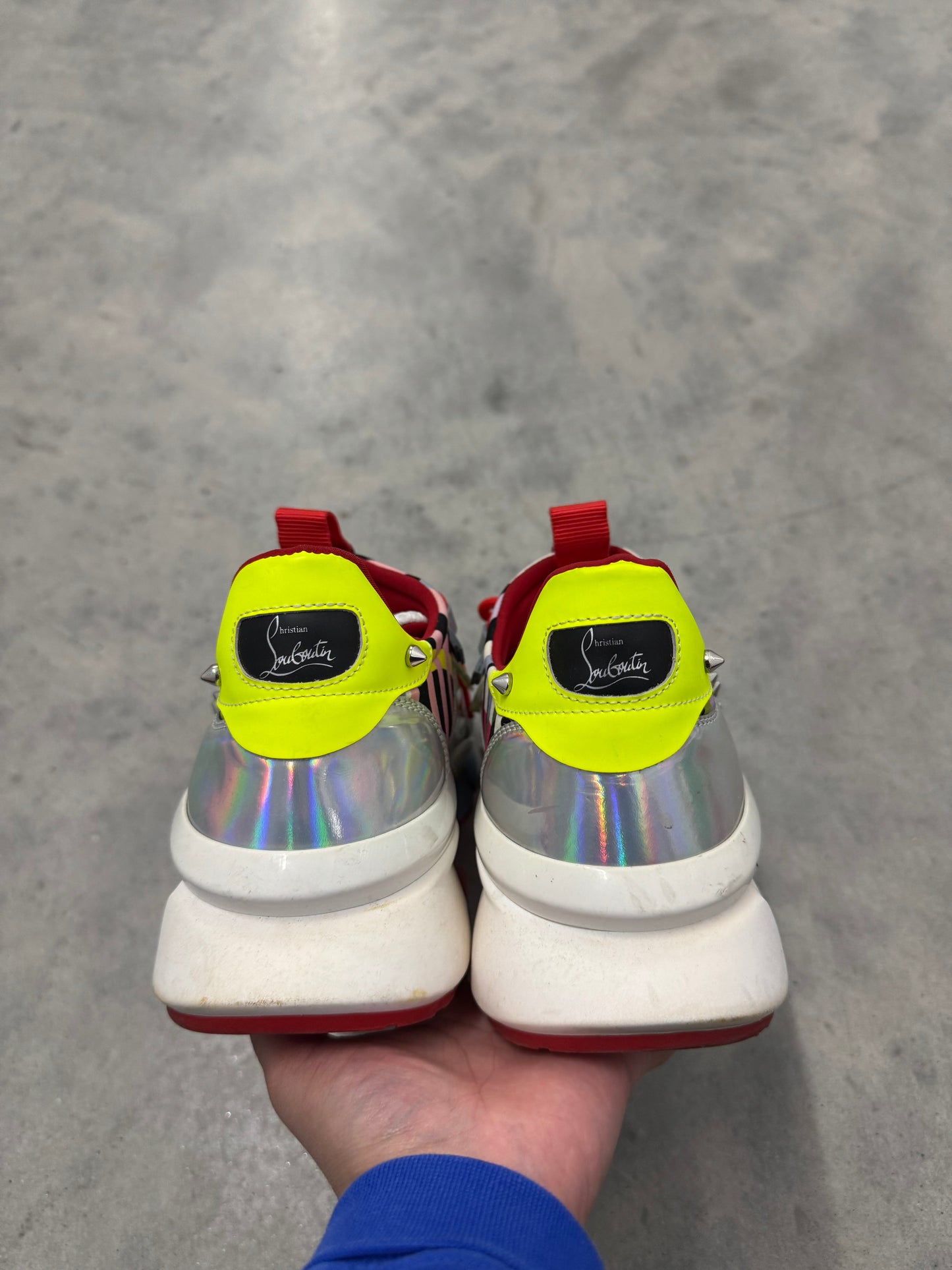 CHRISTIAN LOUBOUTIN RED RUNNER “ Version Multi “