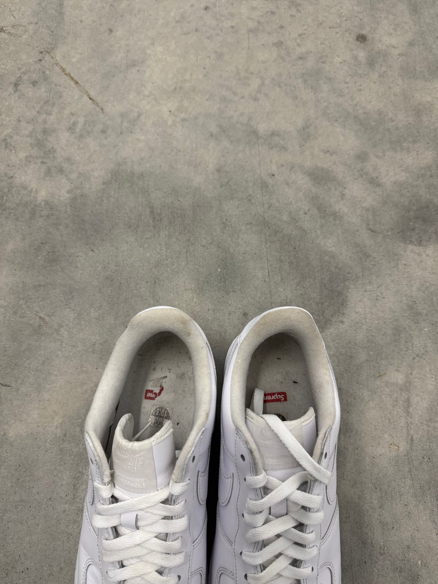 AIR FORCE SUPREME LOW “ Box-Logo White “