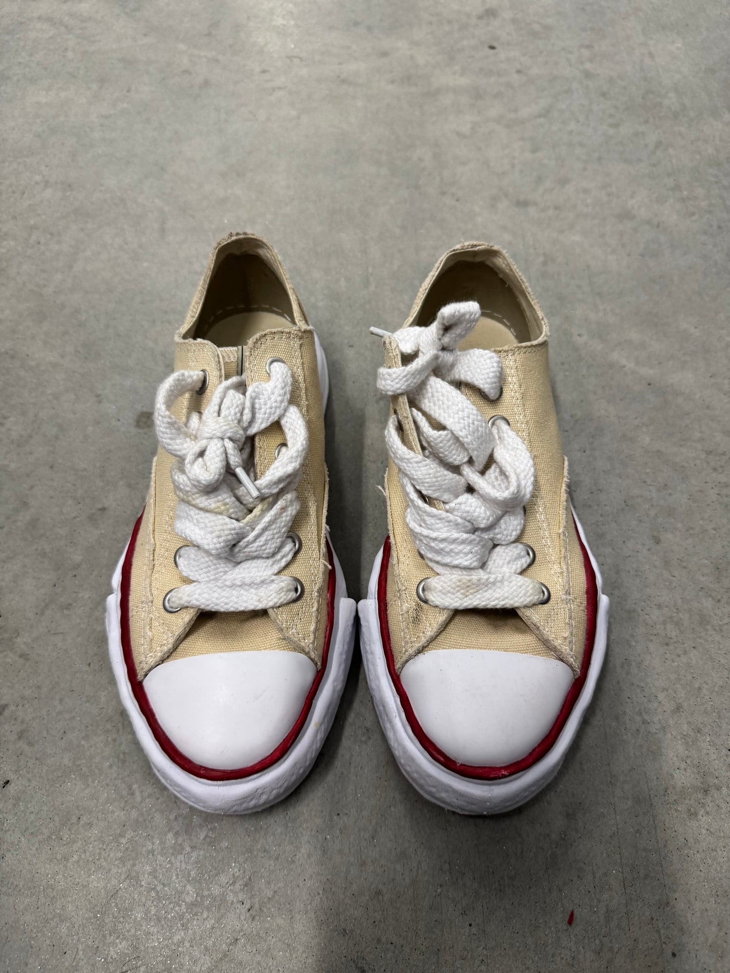 MAISON MIHARA YASUHIRO PETERSON OG SOLE CANVAS LOW “ Natural “