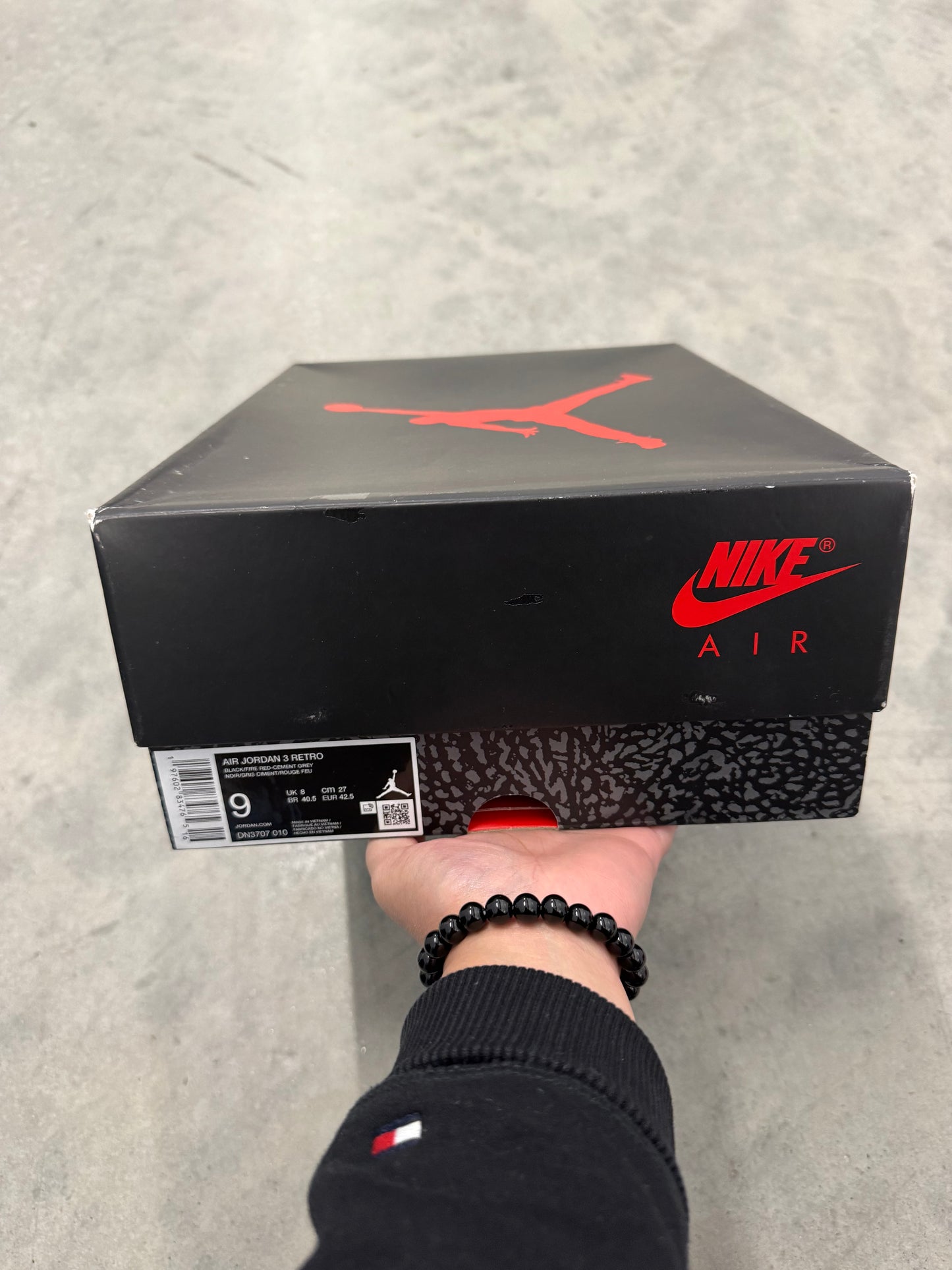JORDAN 3 “ Black Cement “