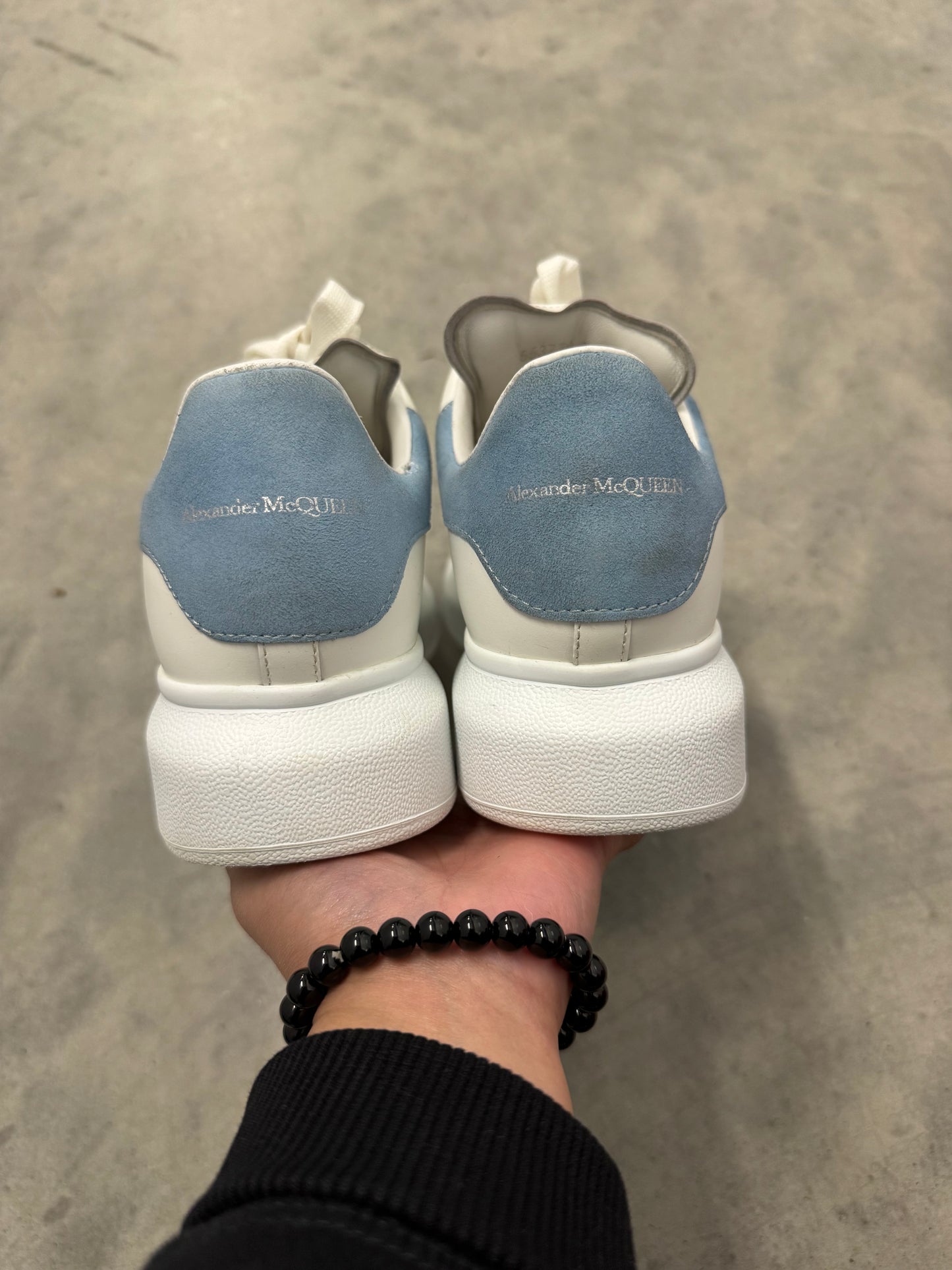 ALEXANDER MCQUEEN OVERSIZED SNEAKER “ White Powder Blue “