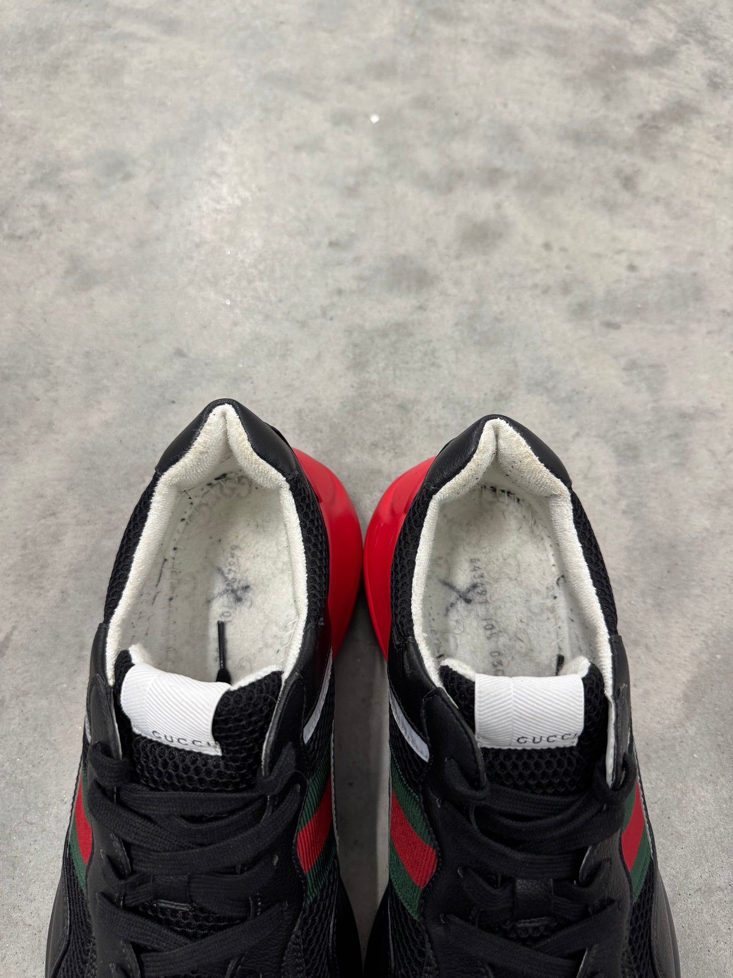 GUCCI RHYTON “ Black Red Green Reflective “