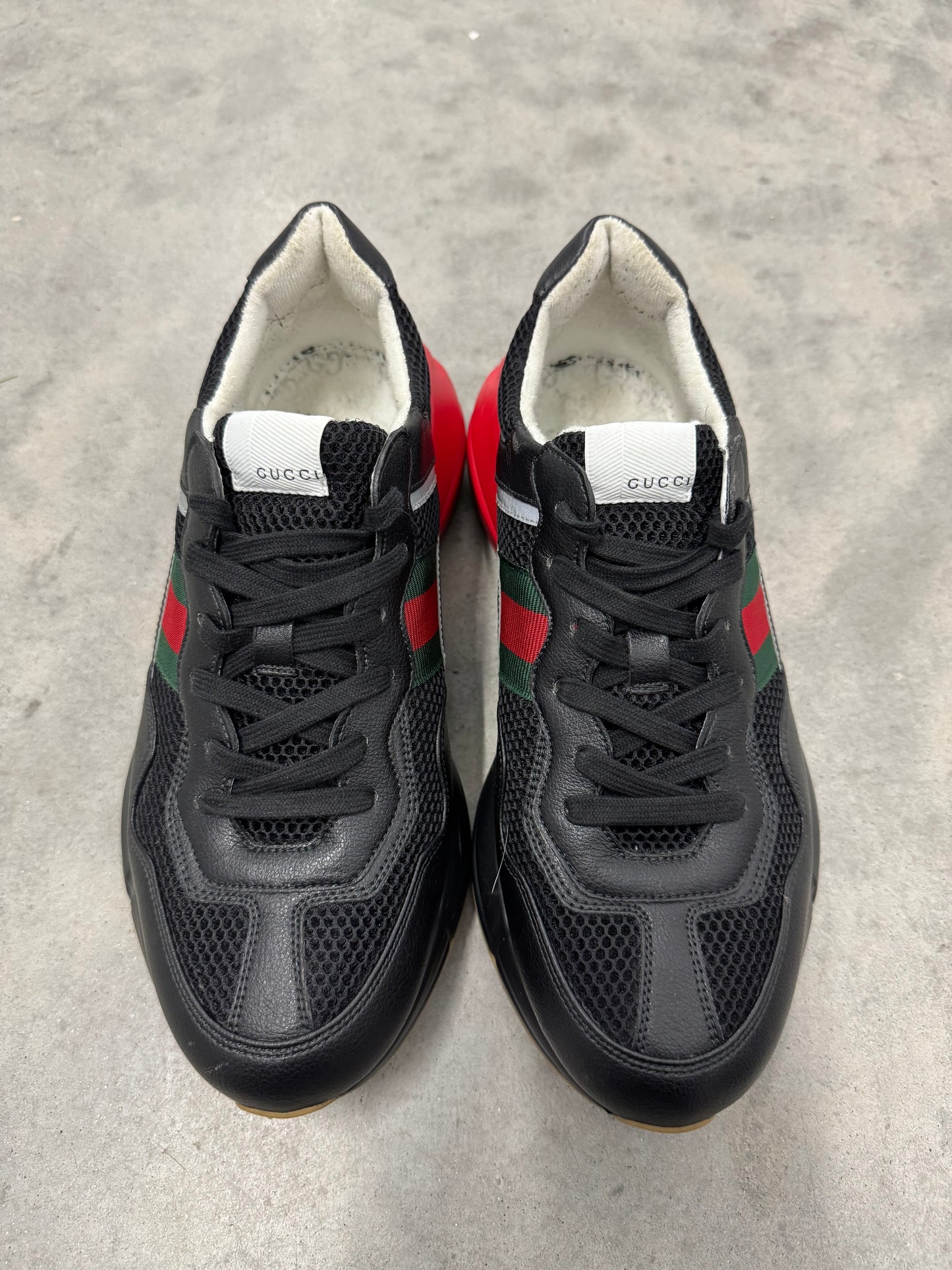 GUCCI RHYTON “ Black Red Green Reflective “