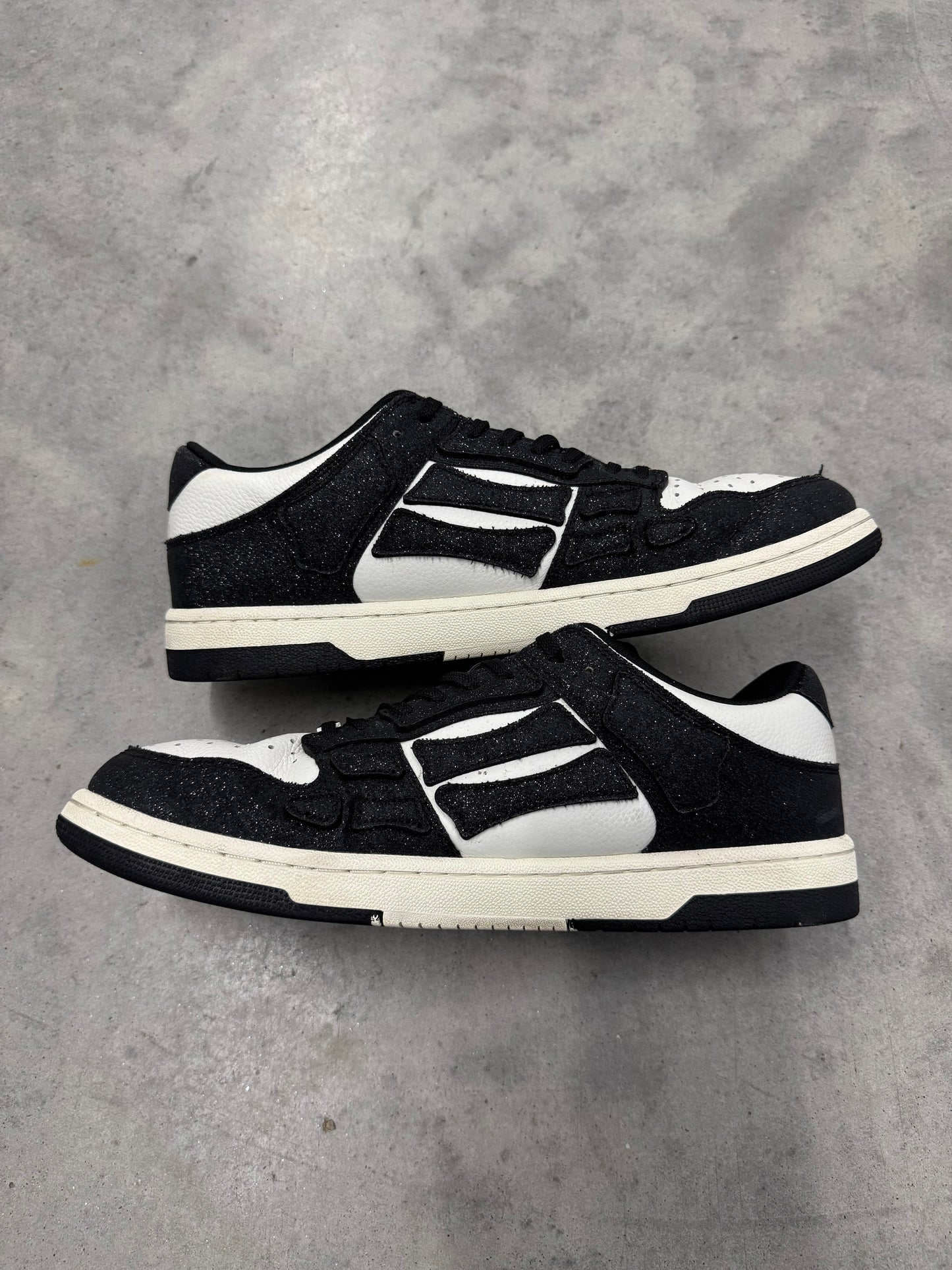 AMIRI SKEL TOP LOW “ Shimmer - Black “