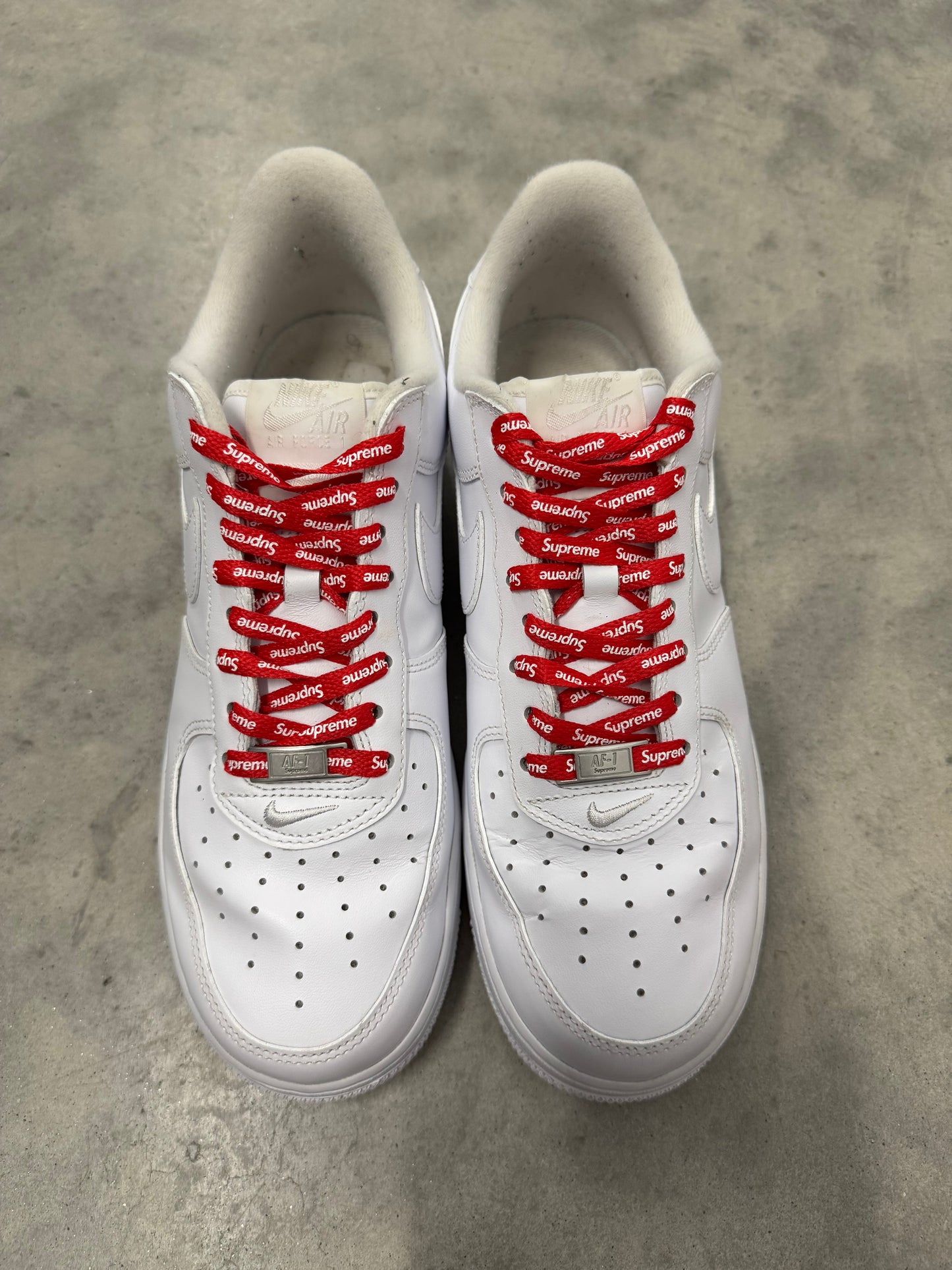 AIR FORCE SUPREME LOW “ Box-Logo White “