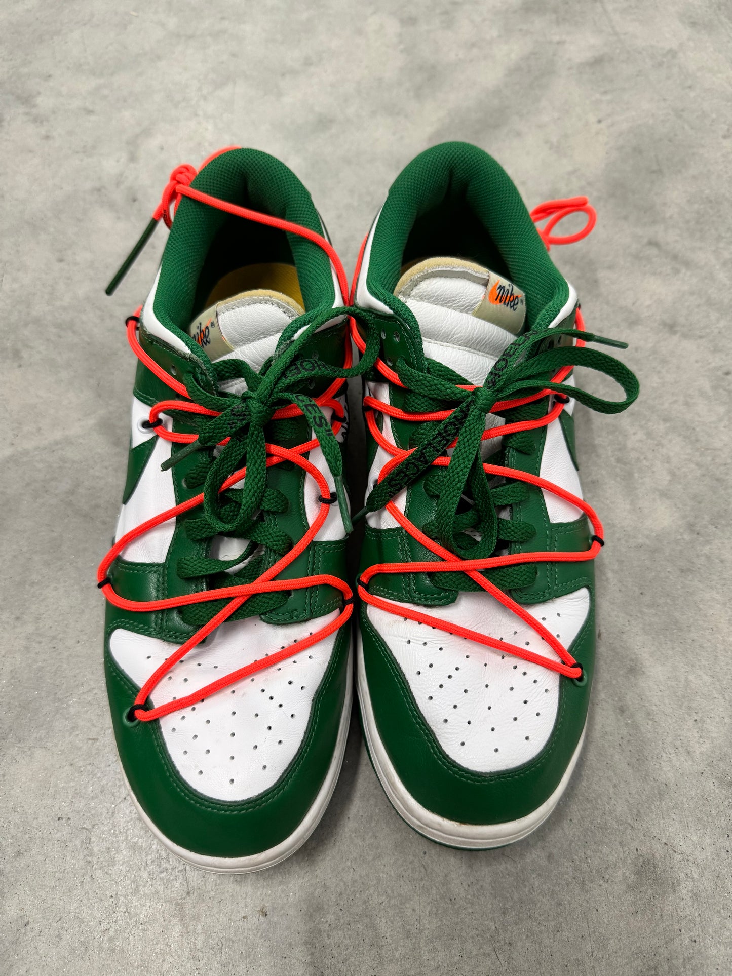 OFF-WHITE NIKE DUNK LOW “ Pine Green “