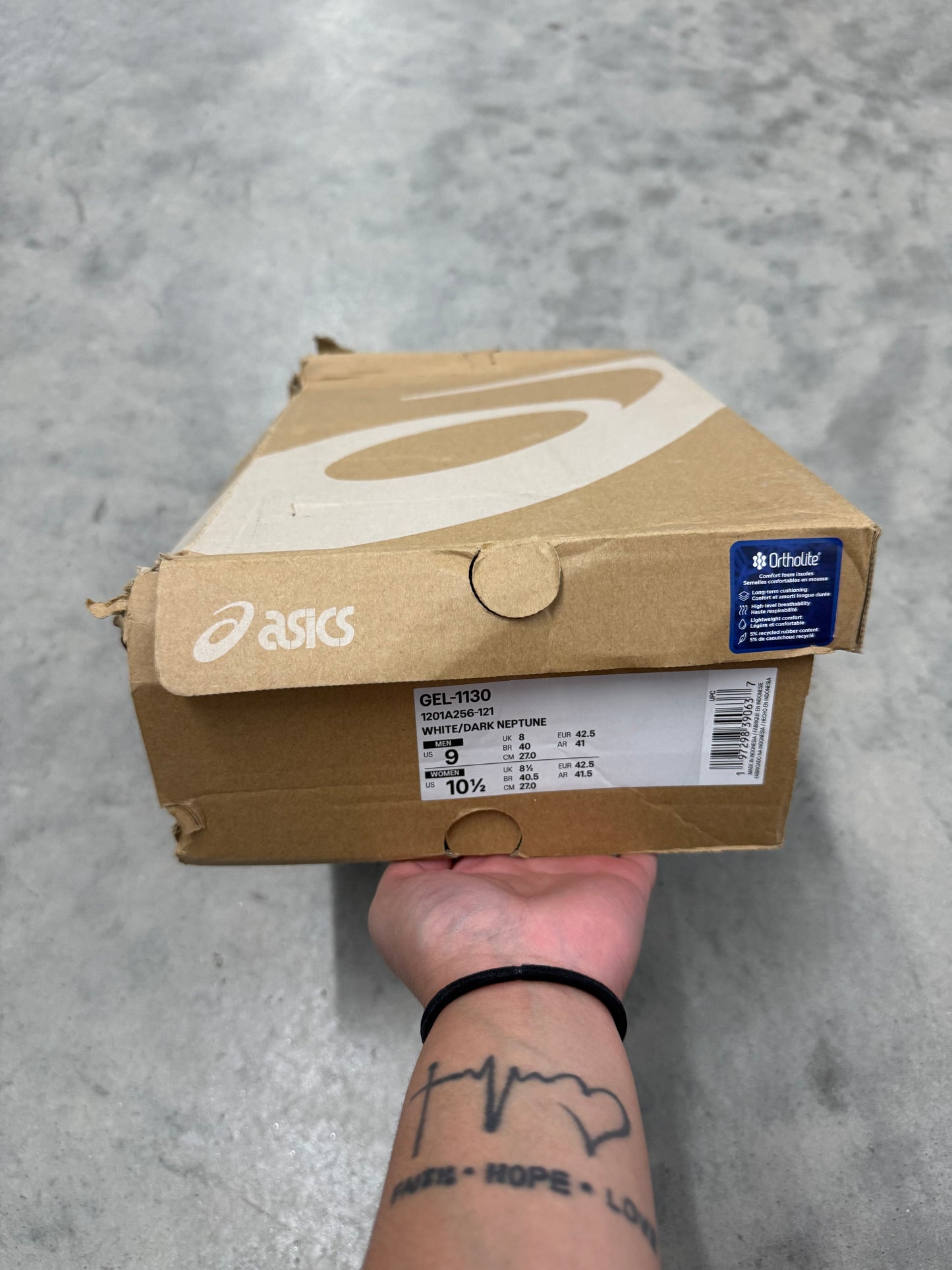 ASICS GEL-1130 “ White Dark Neptune “
