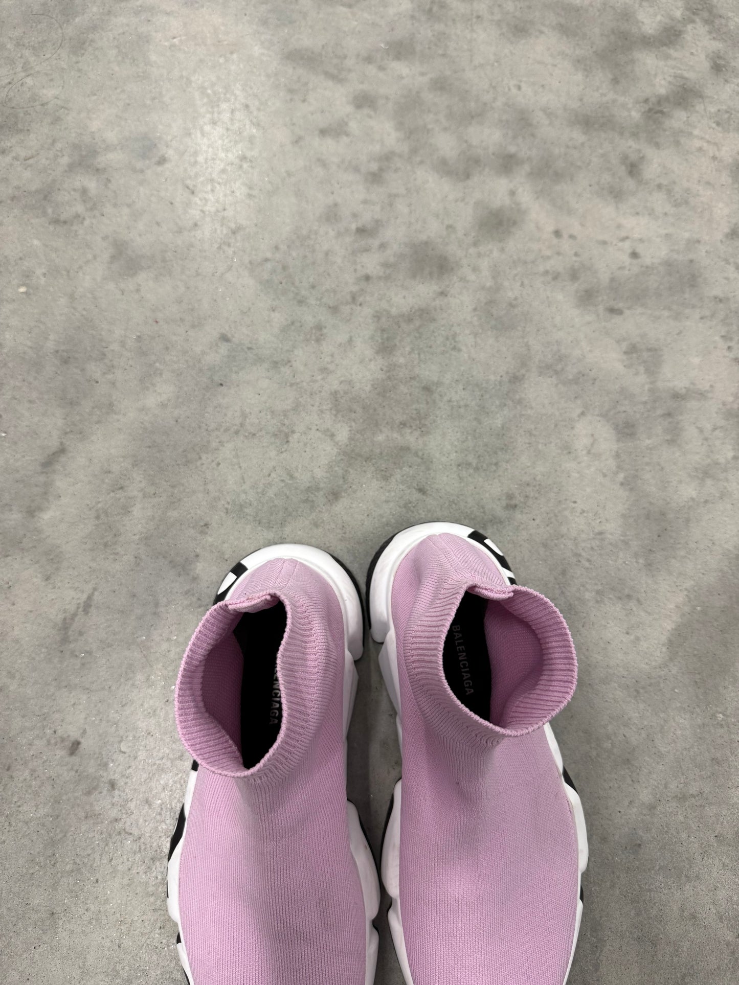 BALENCIAGA SPEED TRAINER “ Midsole Graffiti - Light Pink “