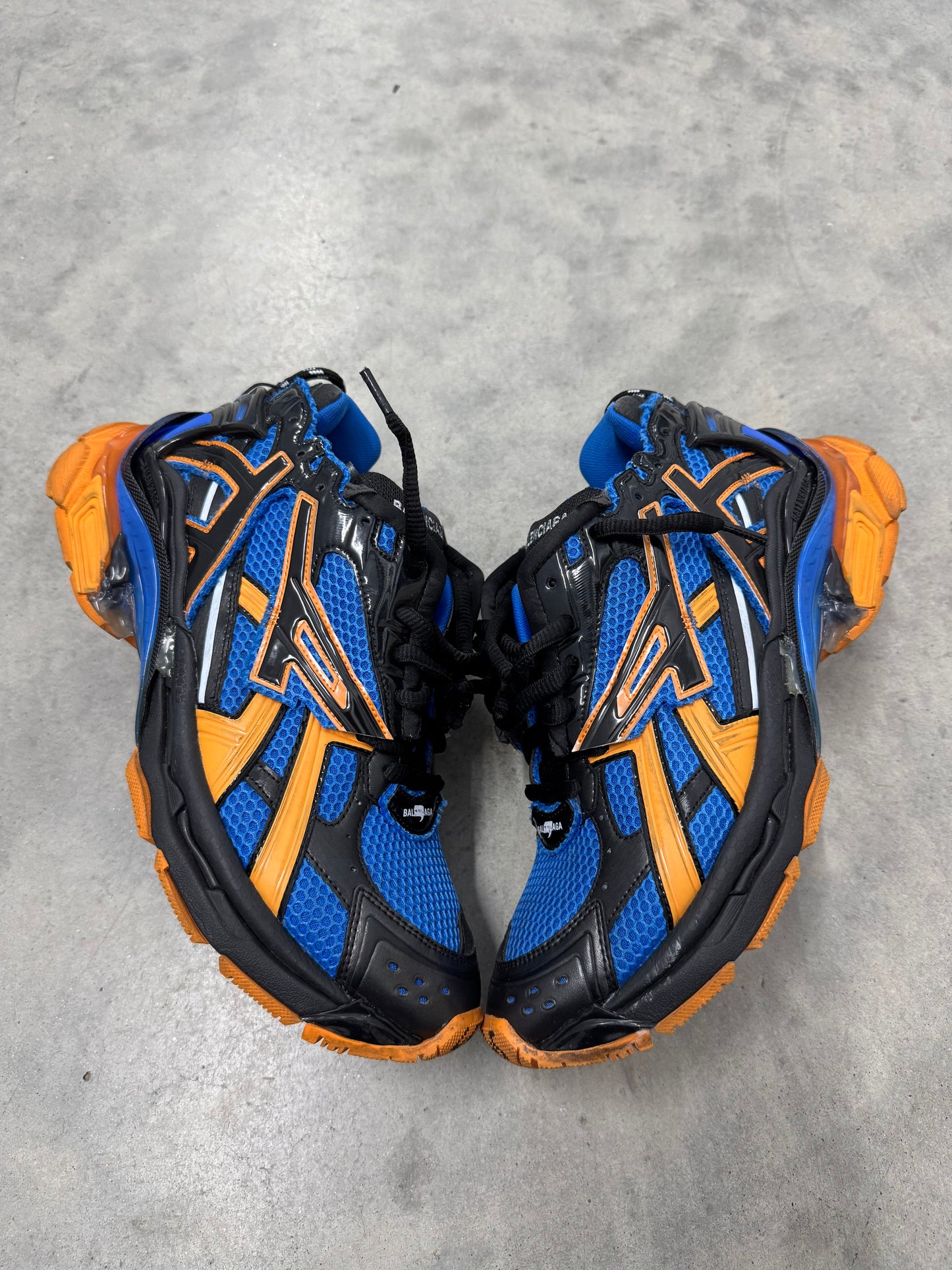 BALENCIAGA RUNNER SNEAKER “ Blue Orange “