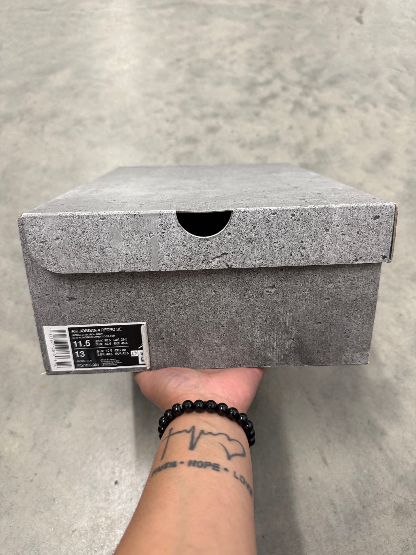 JORDAN 4 “ Wet Cement “