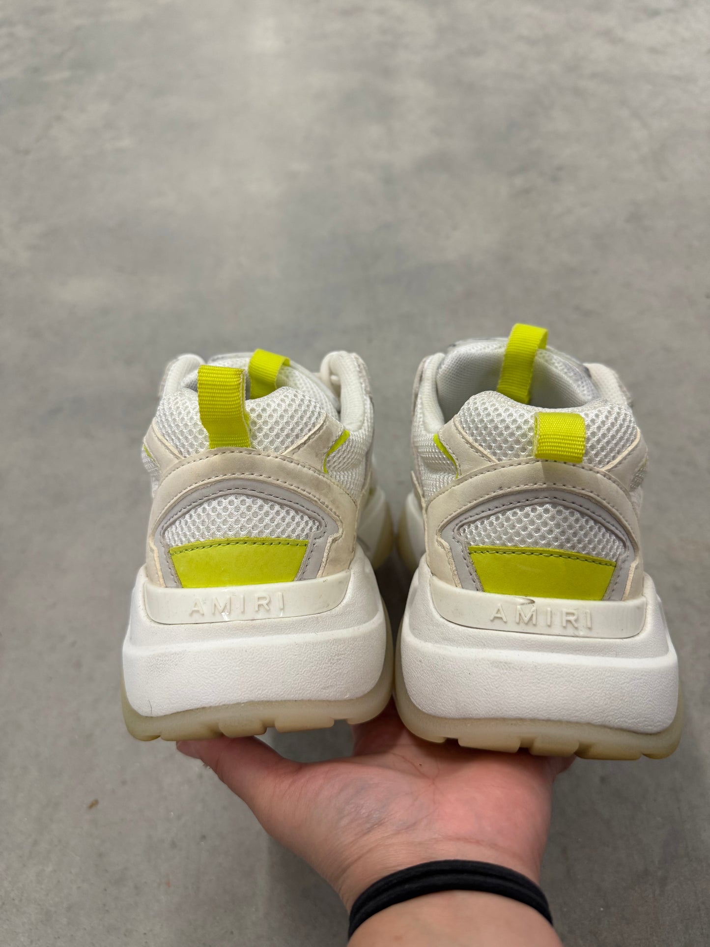 AMIRI BONE RUNNER “ White Neon Yellow “