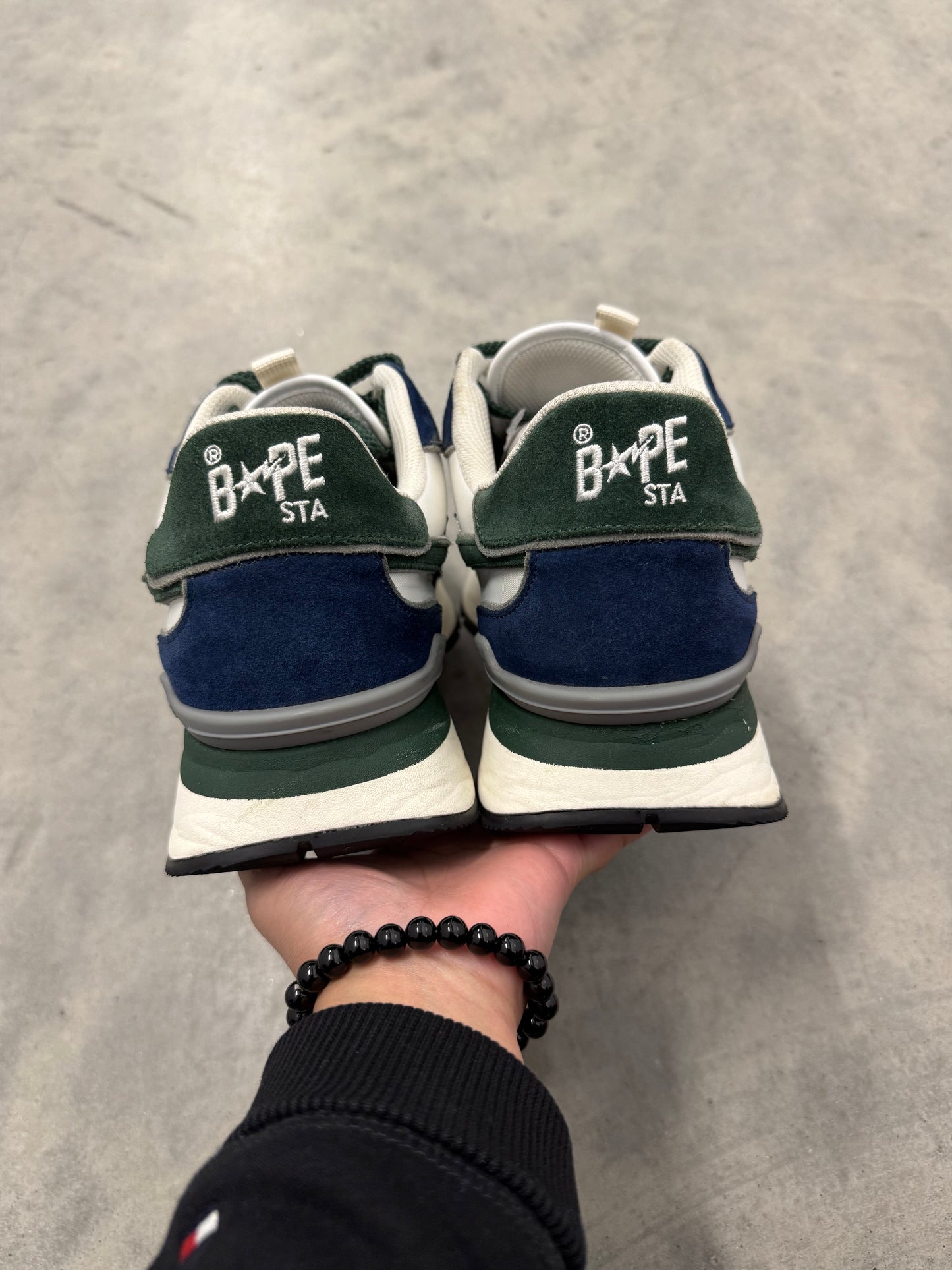 A BATHING APE ROAD STA EXPRESS #2 “ Navy Green “