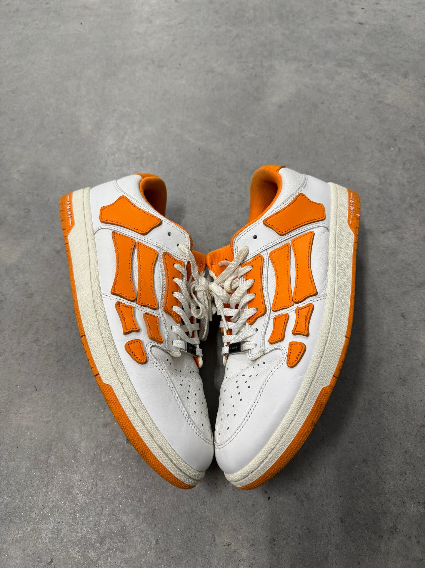 AMIRI SKEL TOP LOW “ White Orange “