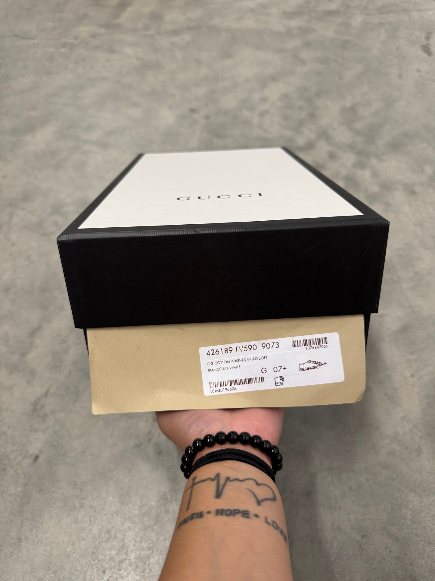 GUCCI GG LOW “ Cotton Washed - White “