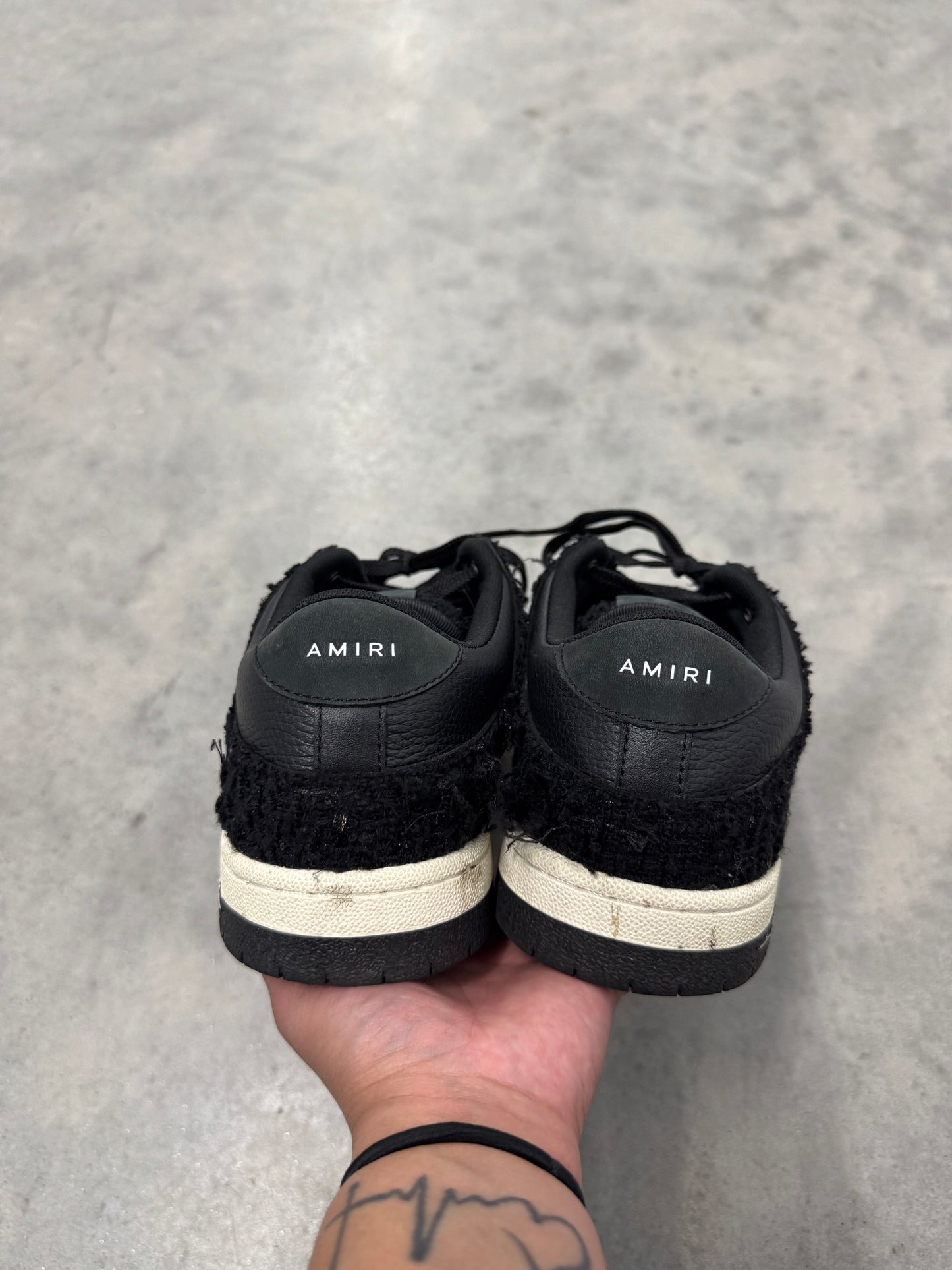 AMIRI SKEL TOP LOW “ Black “