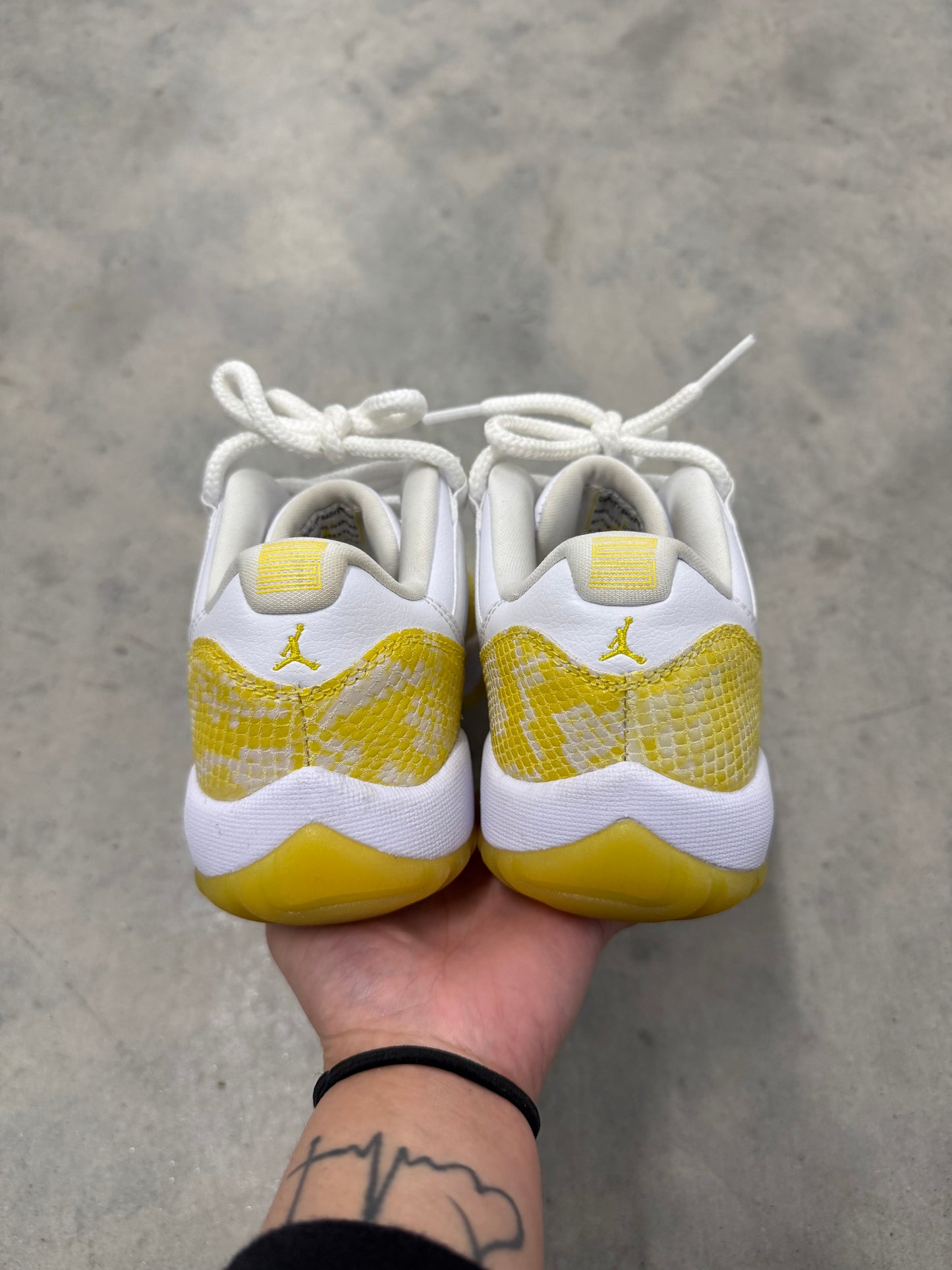 JORDAN 11 LOW “ Yellow Snakeskin “