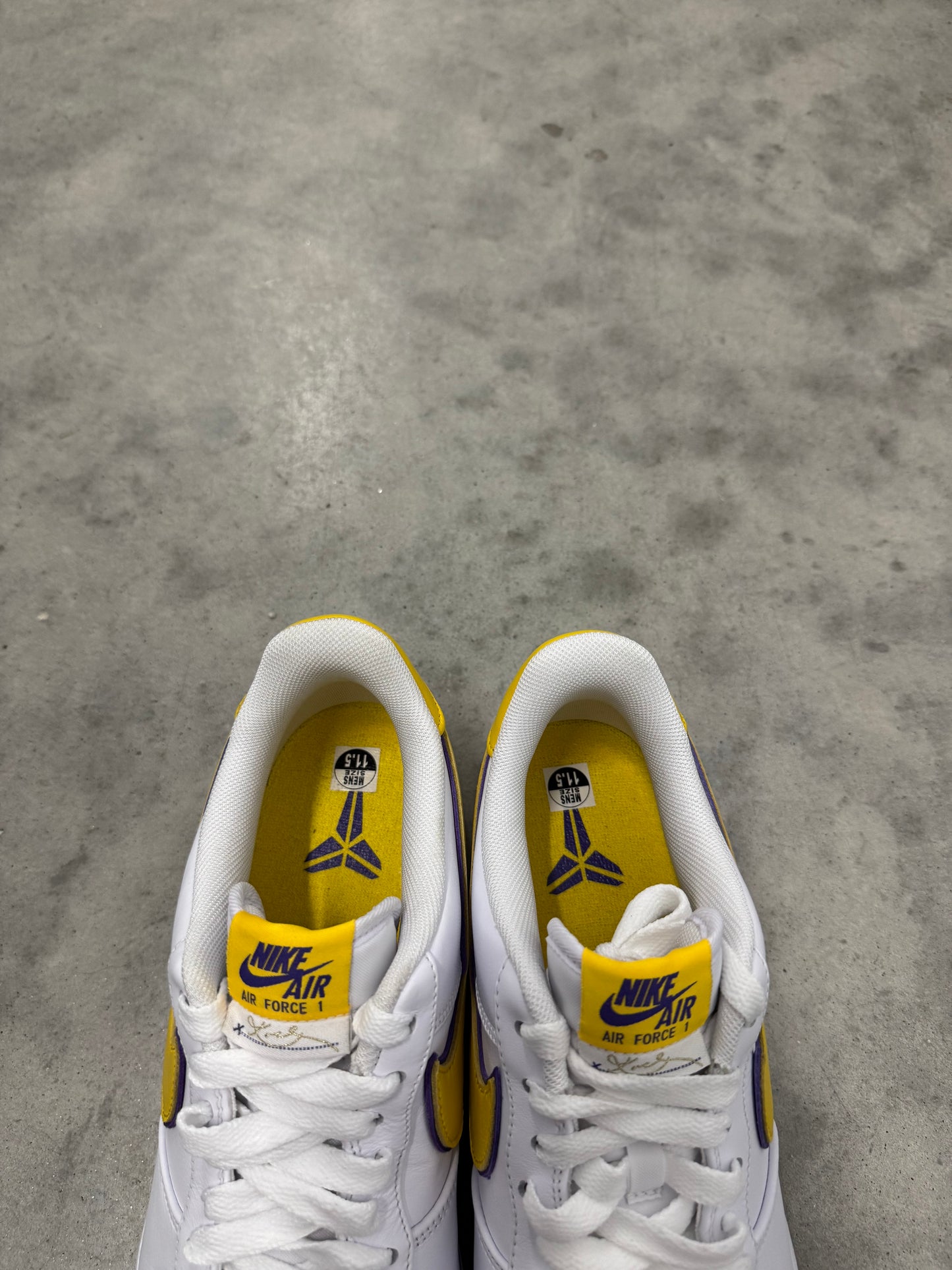 KOBE BRYANT AIR FORCE 1 LOW “ Lakers Home “