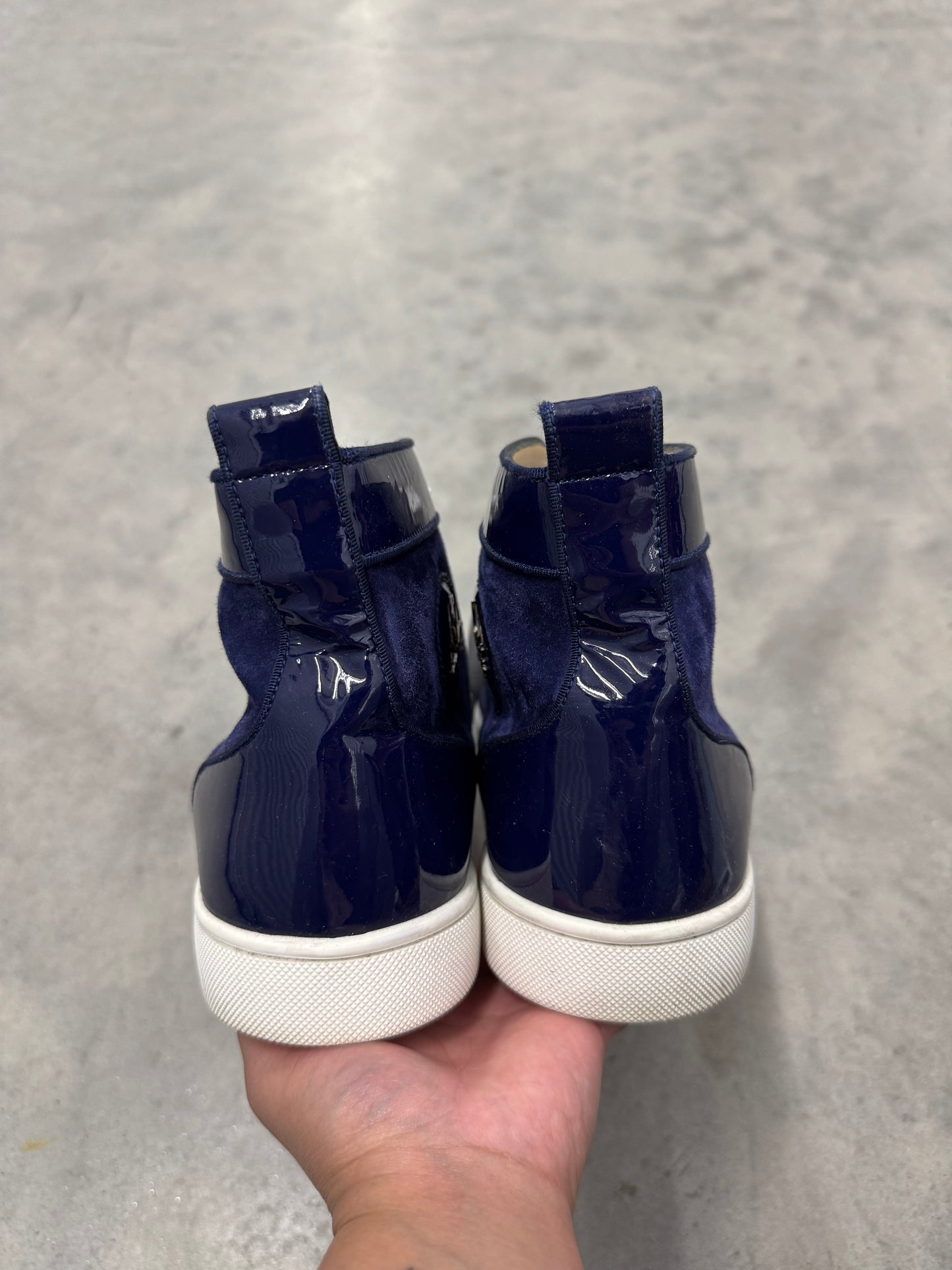 CHRISTIAN LOUBOUTIN MIXKEOLOUIS FLAT “ Navy - Multicolor “