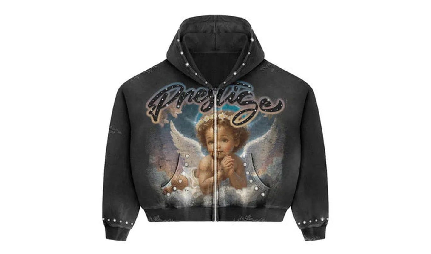 Prestige Black/Blue Zip up Brand new