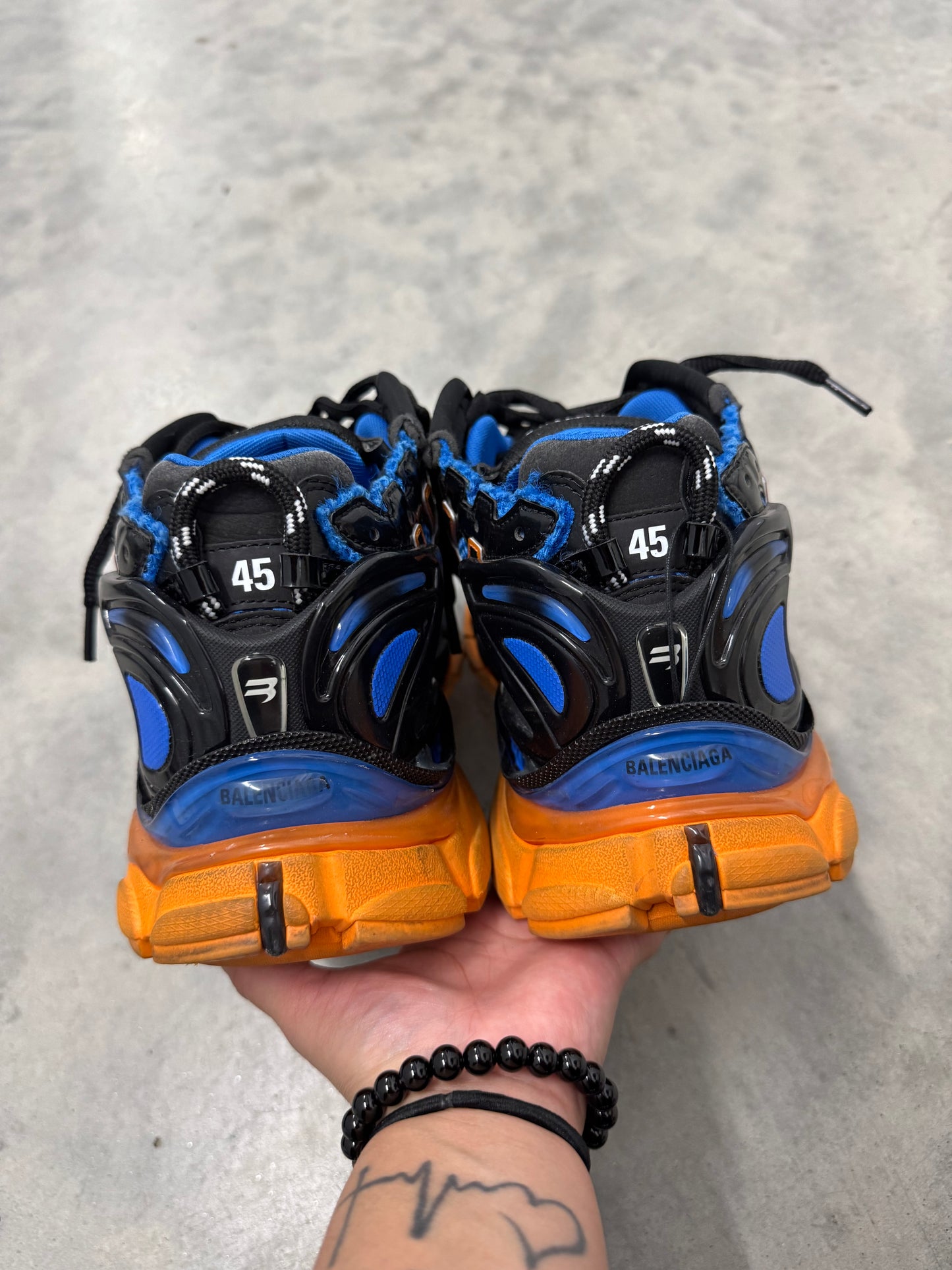 BALENCIAGA RUNNER SNEAKER “ Blue Orange “