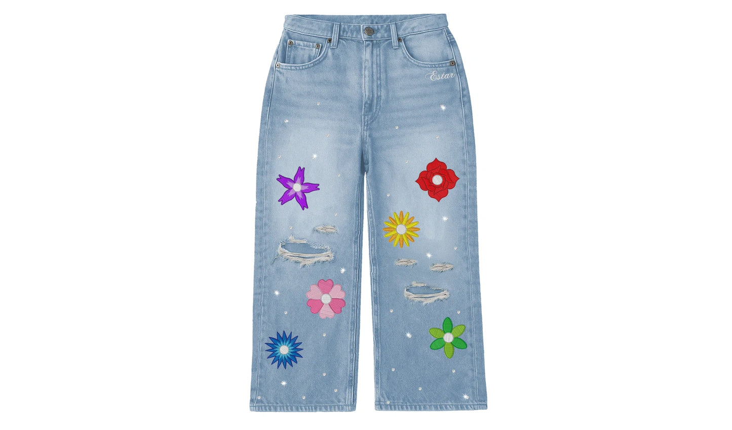Flora Denim BLUE Brand new