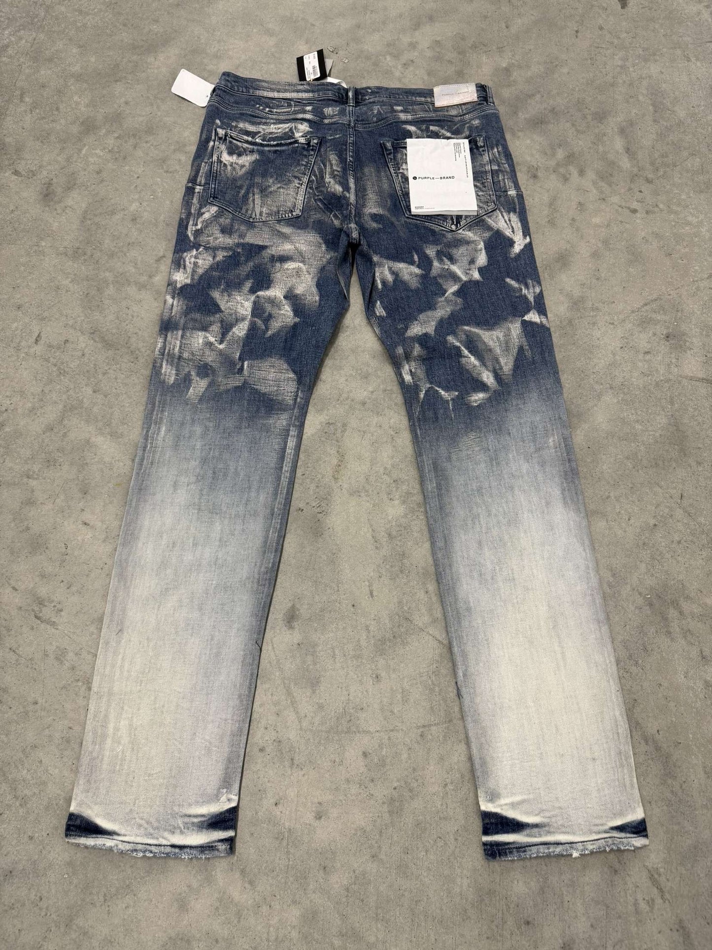 Brand new Purple Jeans "Dark wash into fade white"