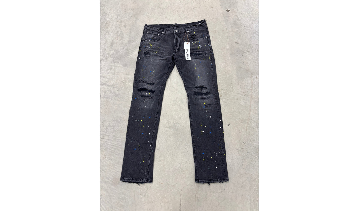 Brand new Purple Jeans "Spotted Yellow/Blue"