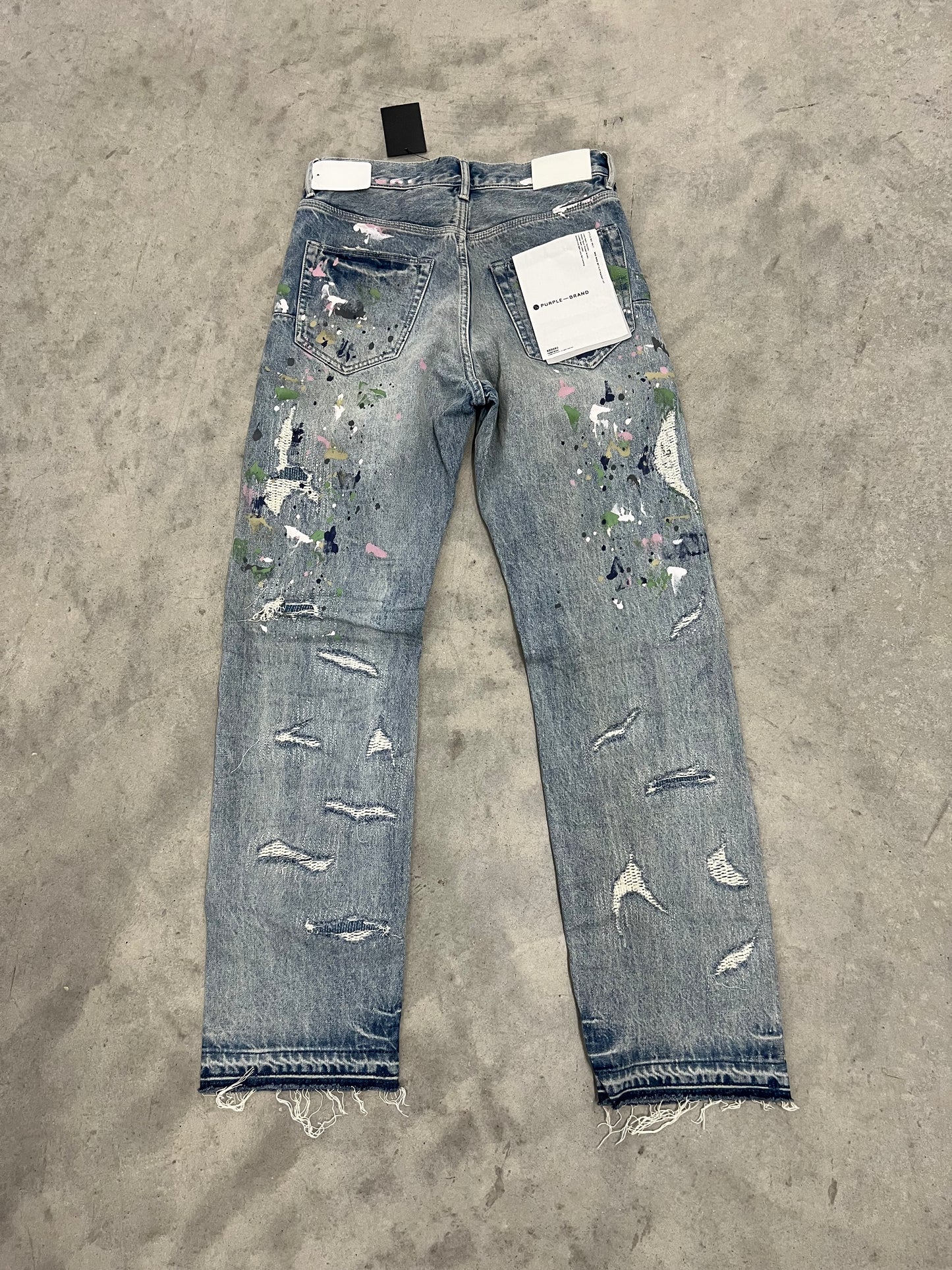 Brand new Purple Jeans "Paint Lightwash"