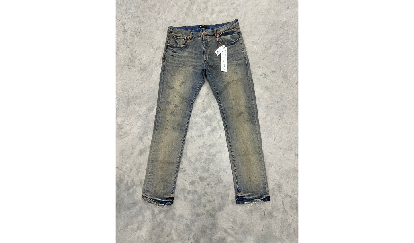Brand new Purple Jeans "Oil Distressed"