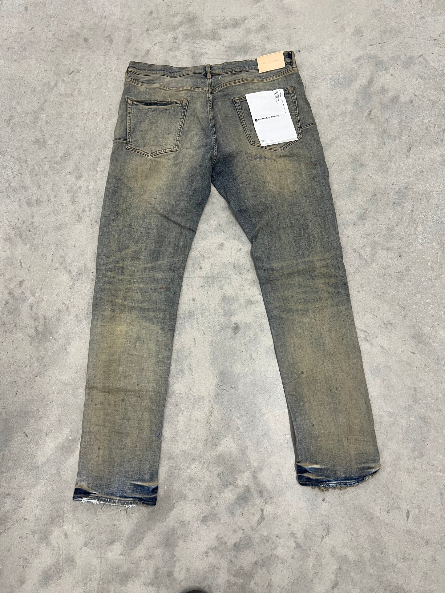 Brand new Purple Jeans "Oil Distressed"